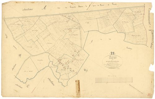Auxonne - Section B1 - 3 P PLAN 41/6