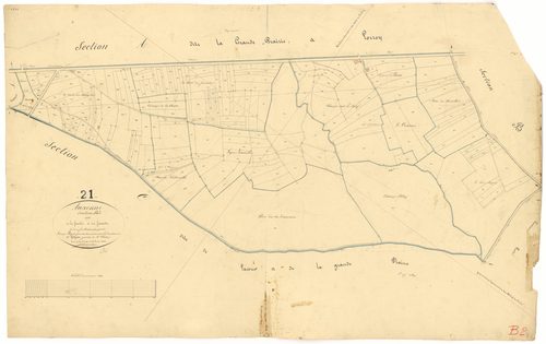 Auxonne - Section B2 - 3 P PLAN 41/7