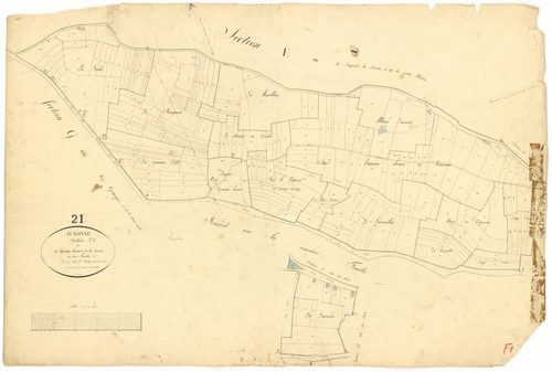 Auxonne - Section F1 - 3 P PLAN 41/14