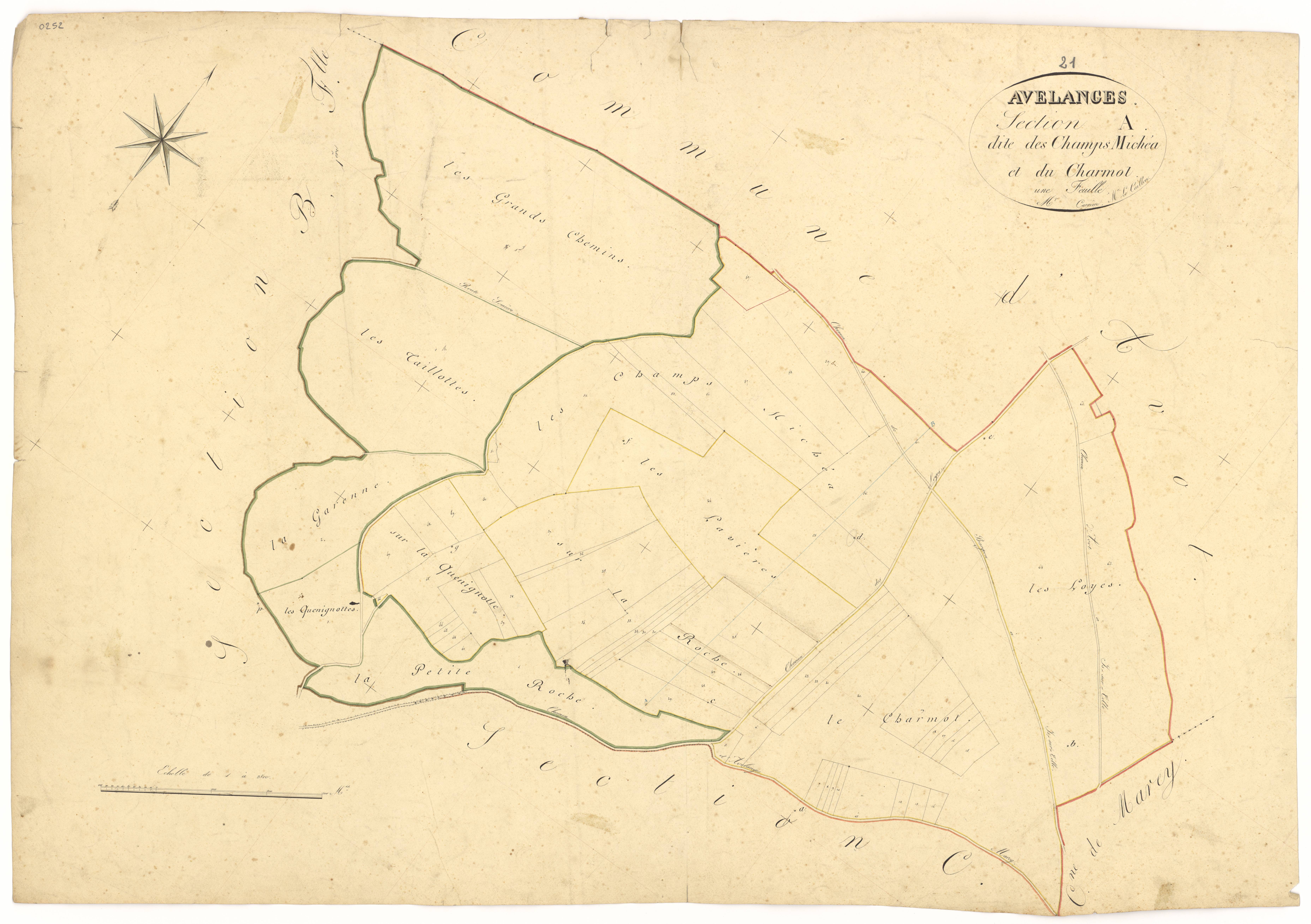 Avelanges - Section A - 3 P PLAN 42/2