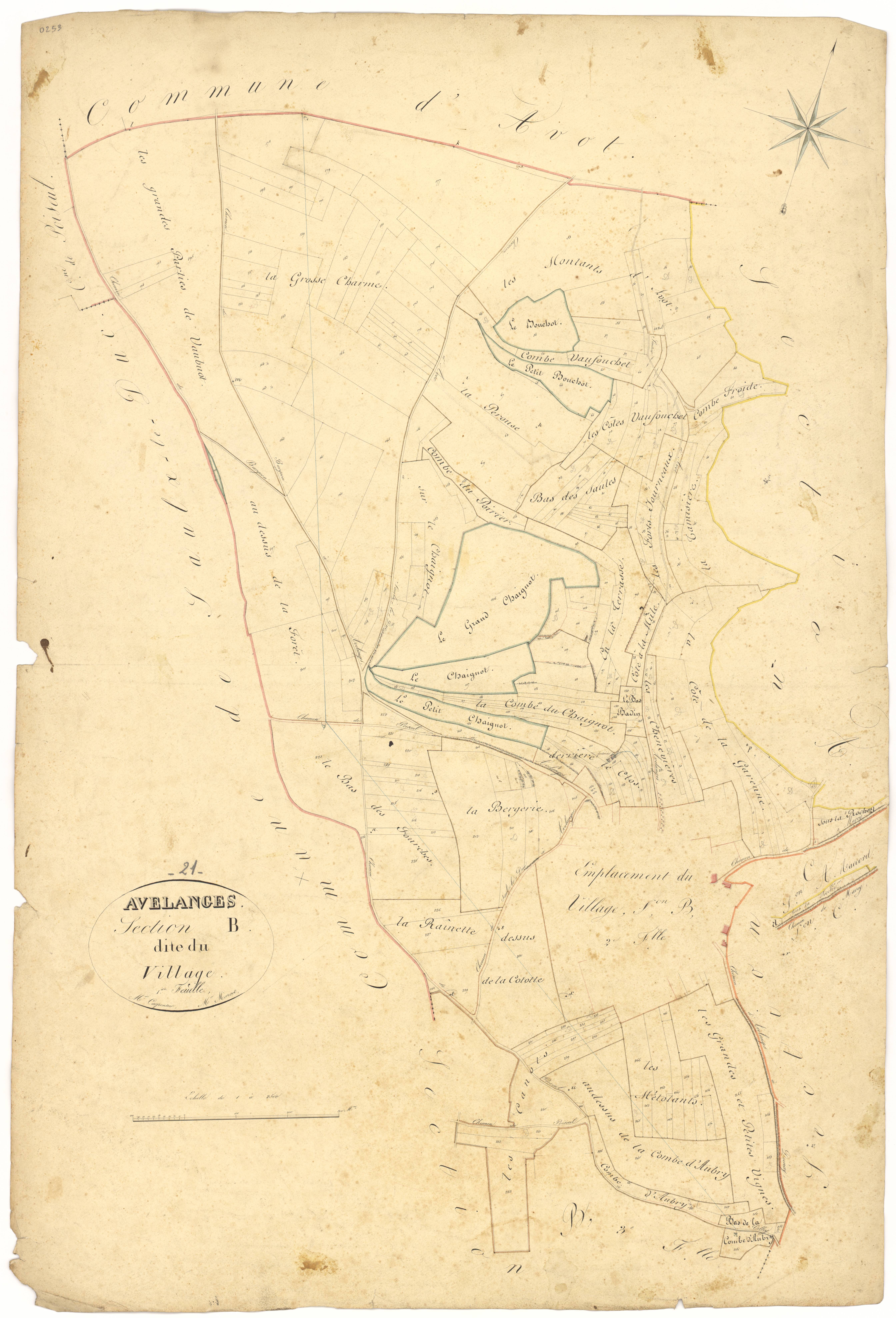 Avelanges - Section B1 - 3 P PLAN 42/3