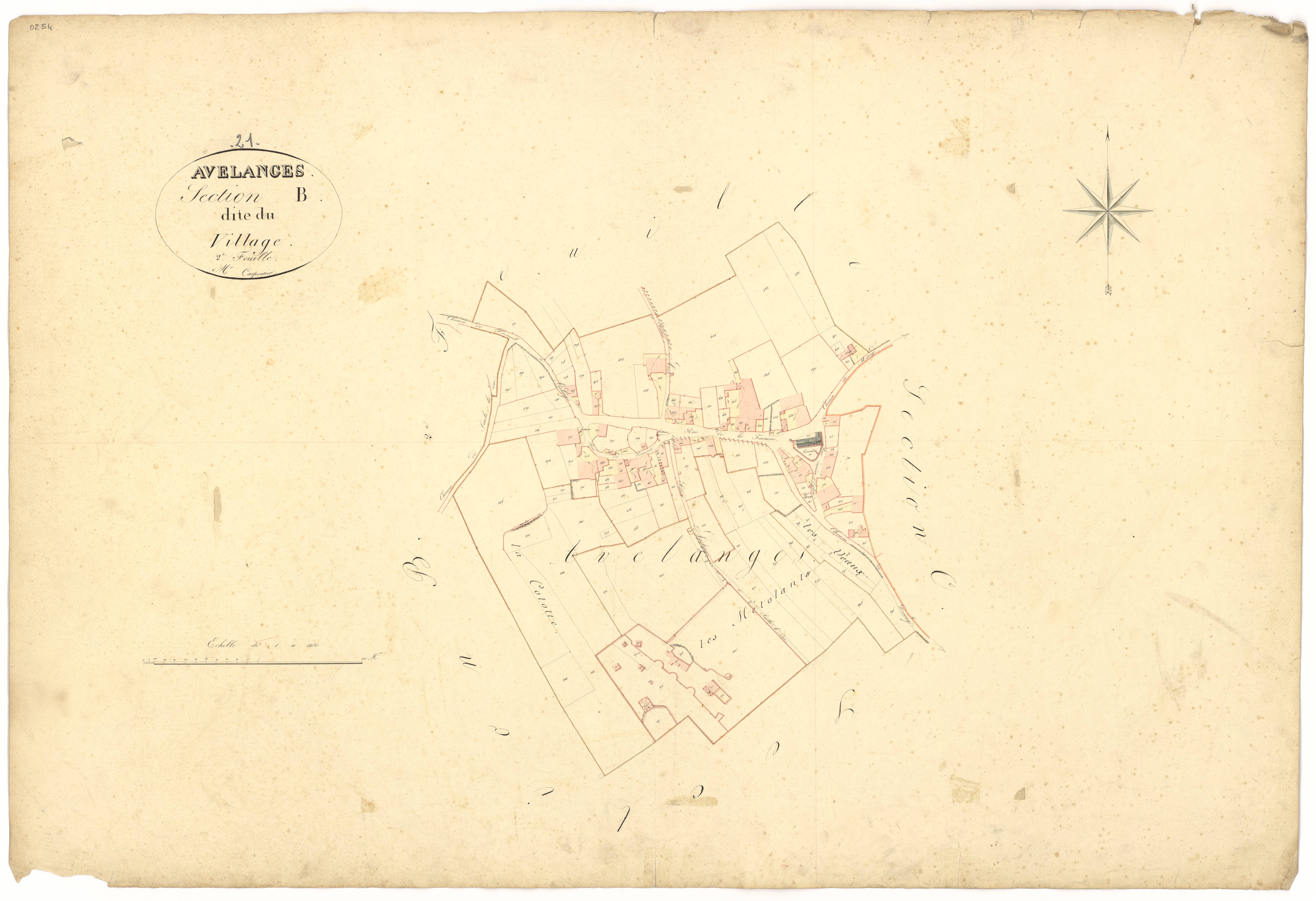 Avelanges - Section B2 - 3 P PLAN 42/4