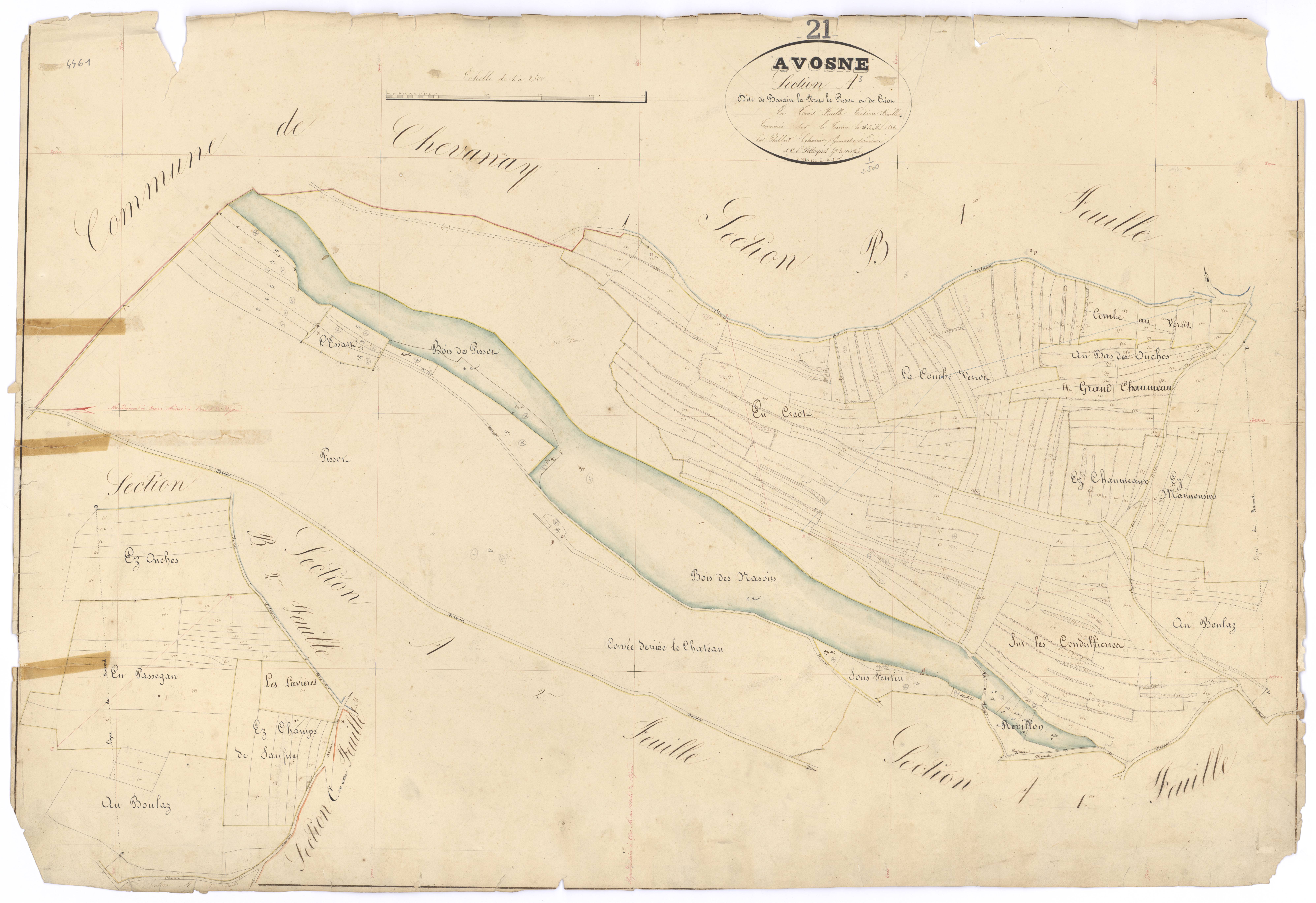 Avosnes - Section A3 - 3 P PLAN 43/4