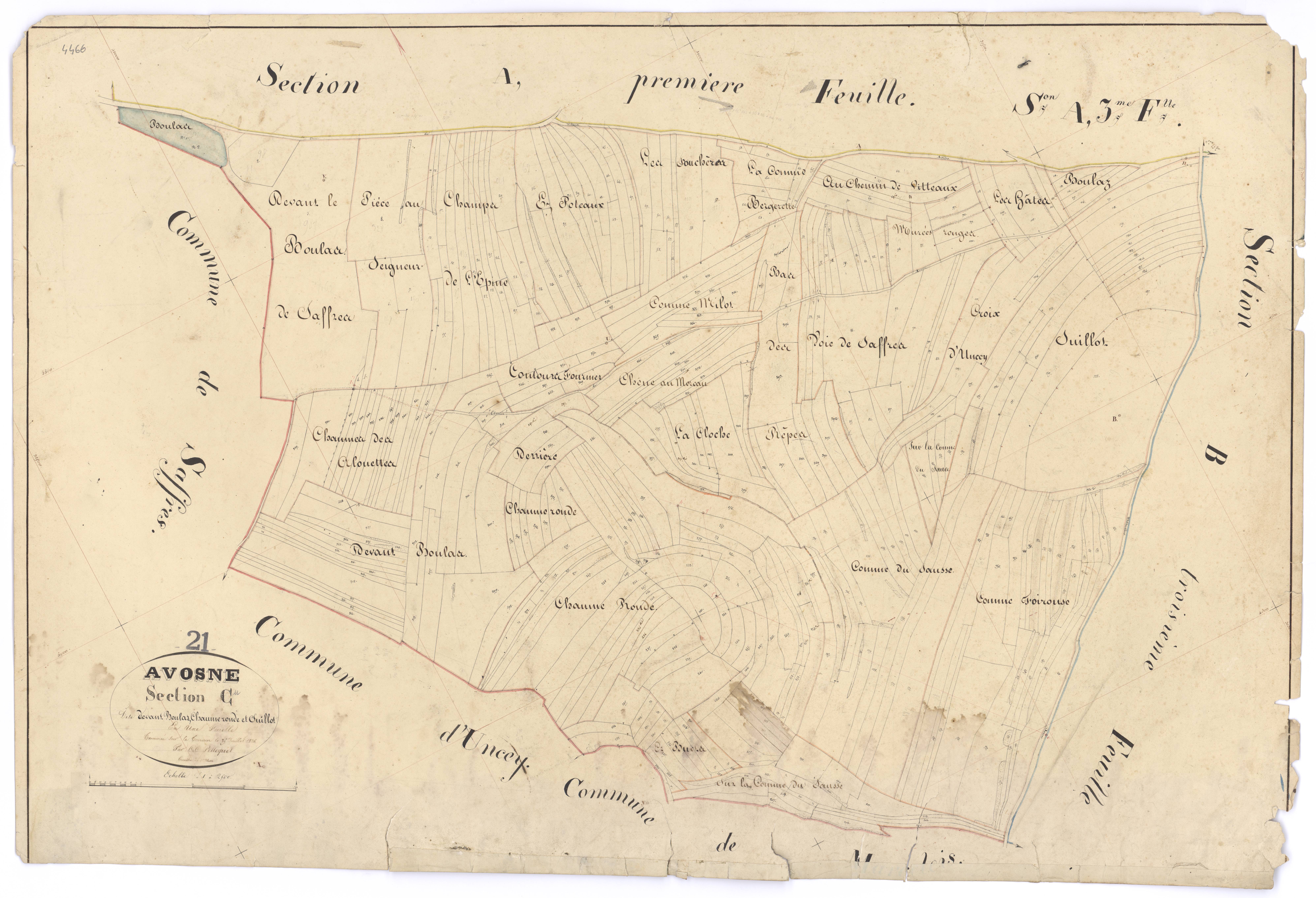 Avosnes - Section C - 3 P PLAN 43/9