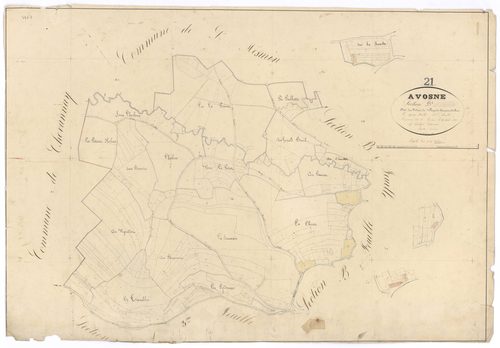 Avosnes - Section B1 - 3 P PLAN 43/5