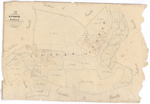 Avosnes - Section B2 - 3 P PLAN 43/6