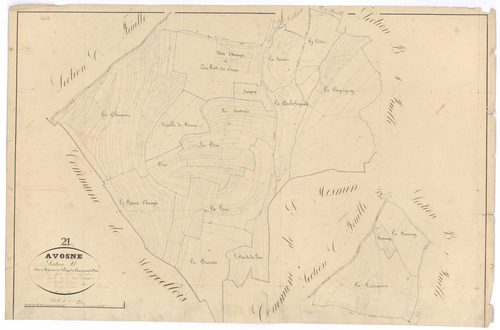 Avosnes - Section B3 - 3 P PLAN 43/7