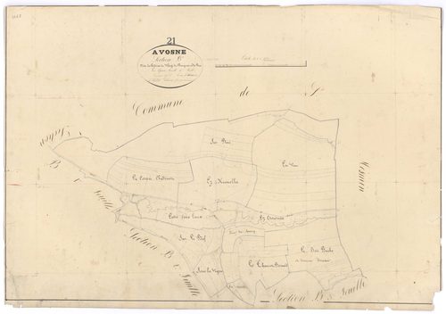 Avosnes - Section B4 - 3 P PLAN 43/8