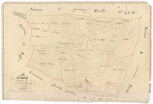 Avosnes - Section C - 3 P PLAN 43/9