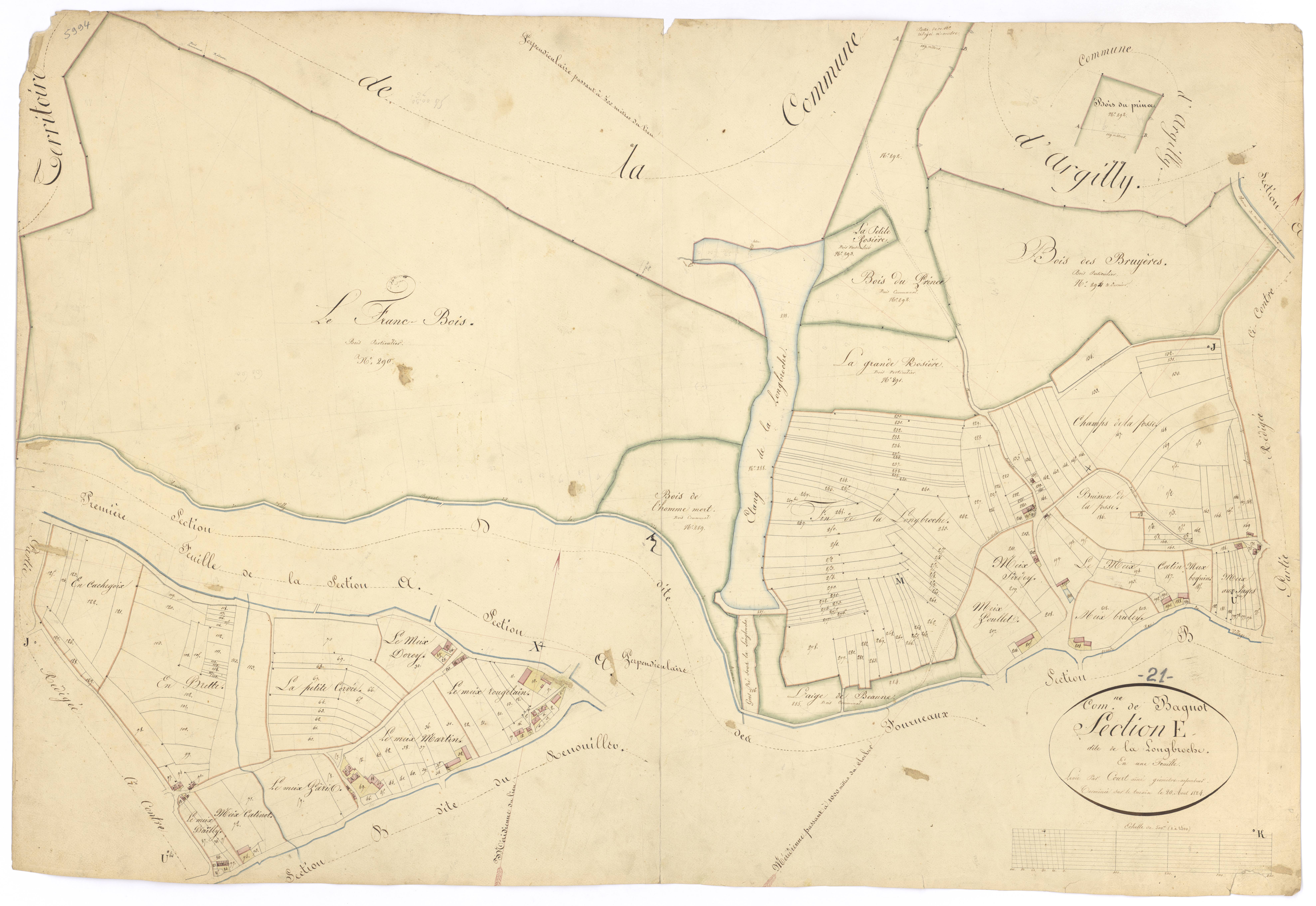Bagnot - Section E - 3 P PLAN 45/7