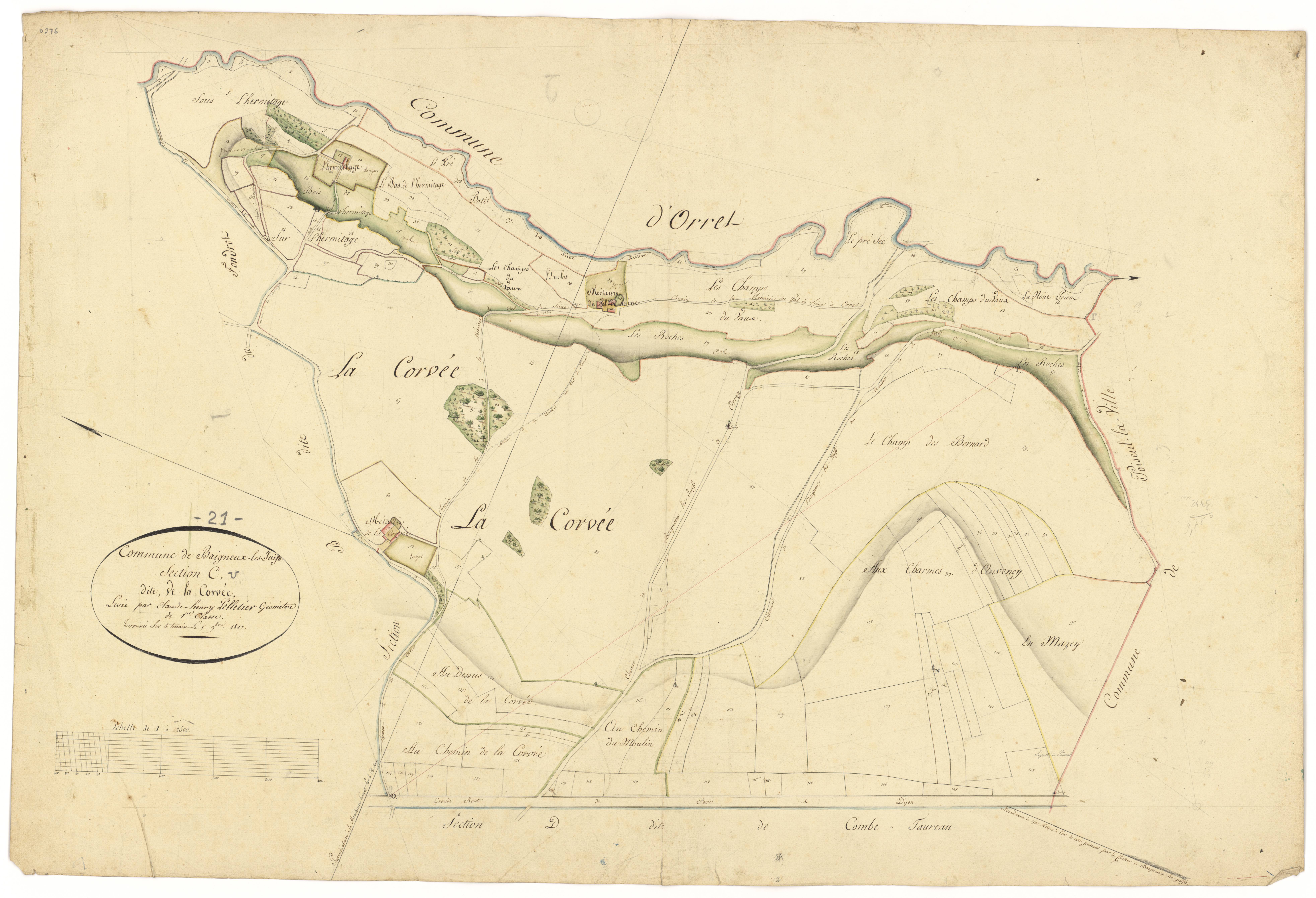 Baigneux-les-Juifs - Section C - 3 P PLAN 46/4