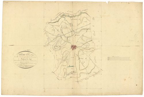 Baigneux-les-Juifs - Tableau d'assemblage - 3 P PLAN 46/1