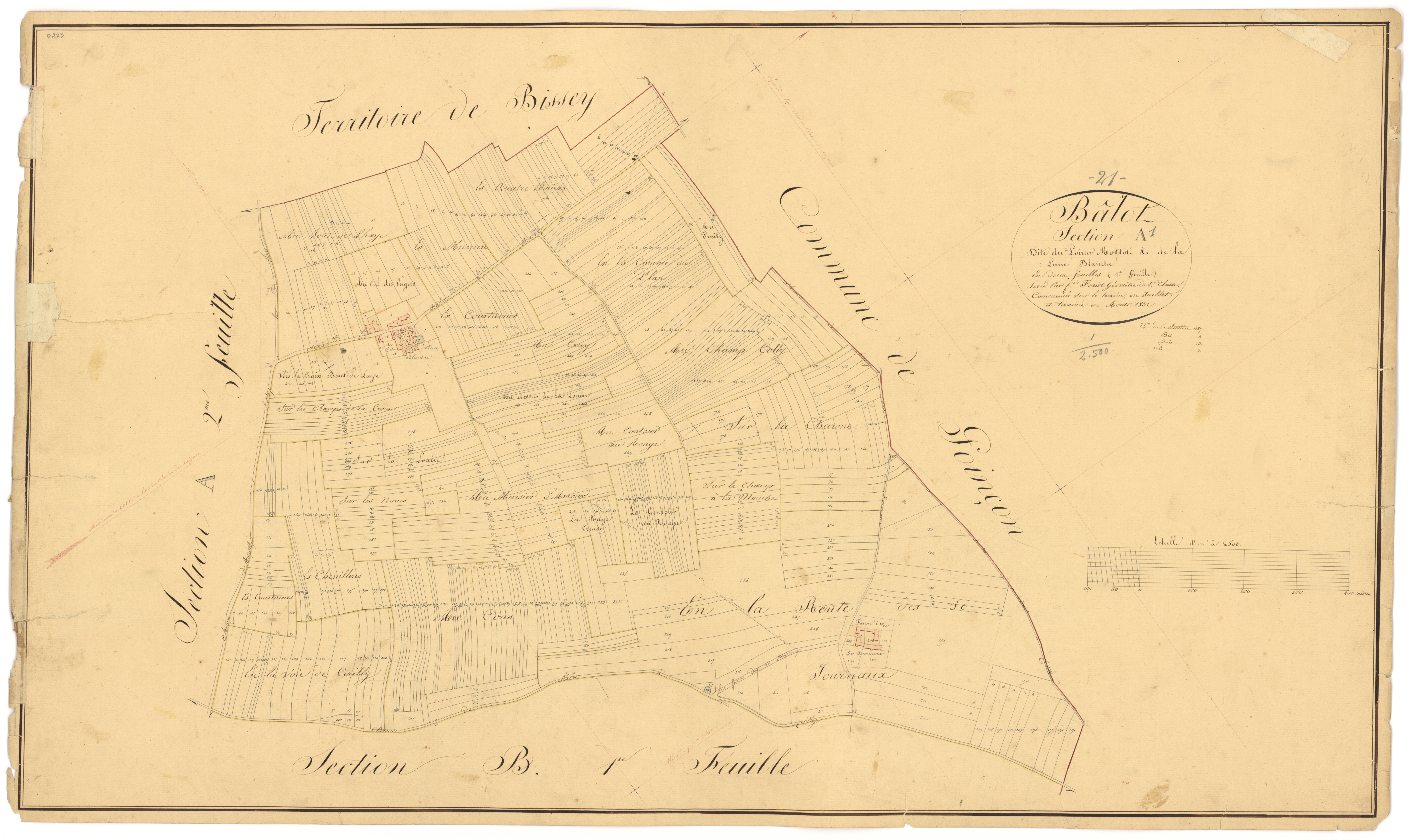 Bâlot - Section A1 - 3 P PLAN 47/2