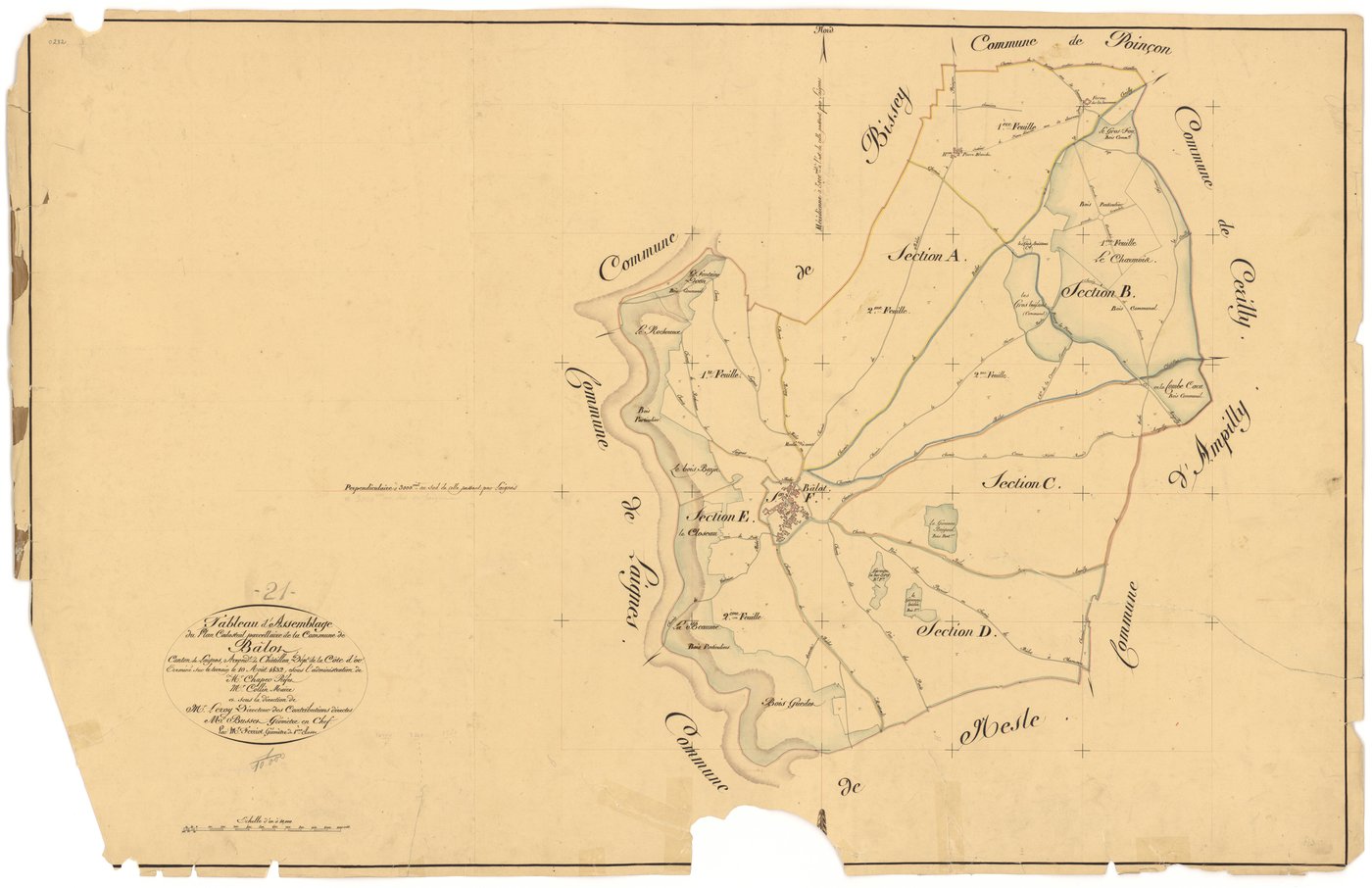 Bâlot - Tableau d'assemblage - 3 P PLAN 47/1