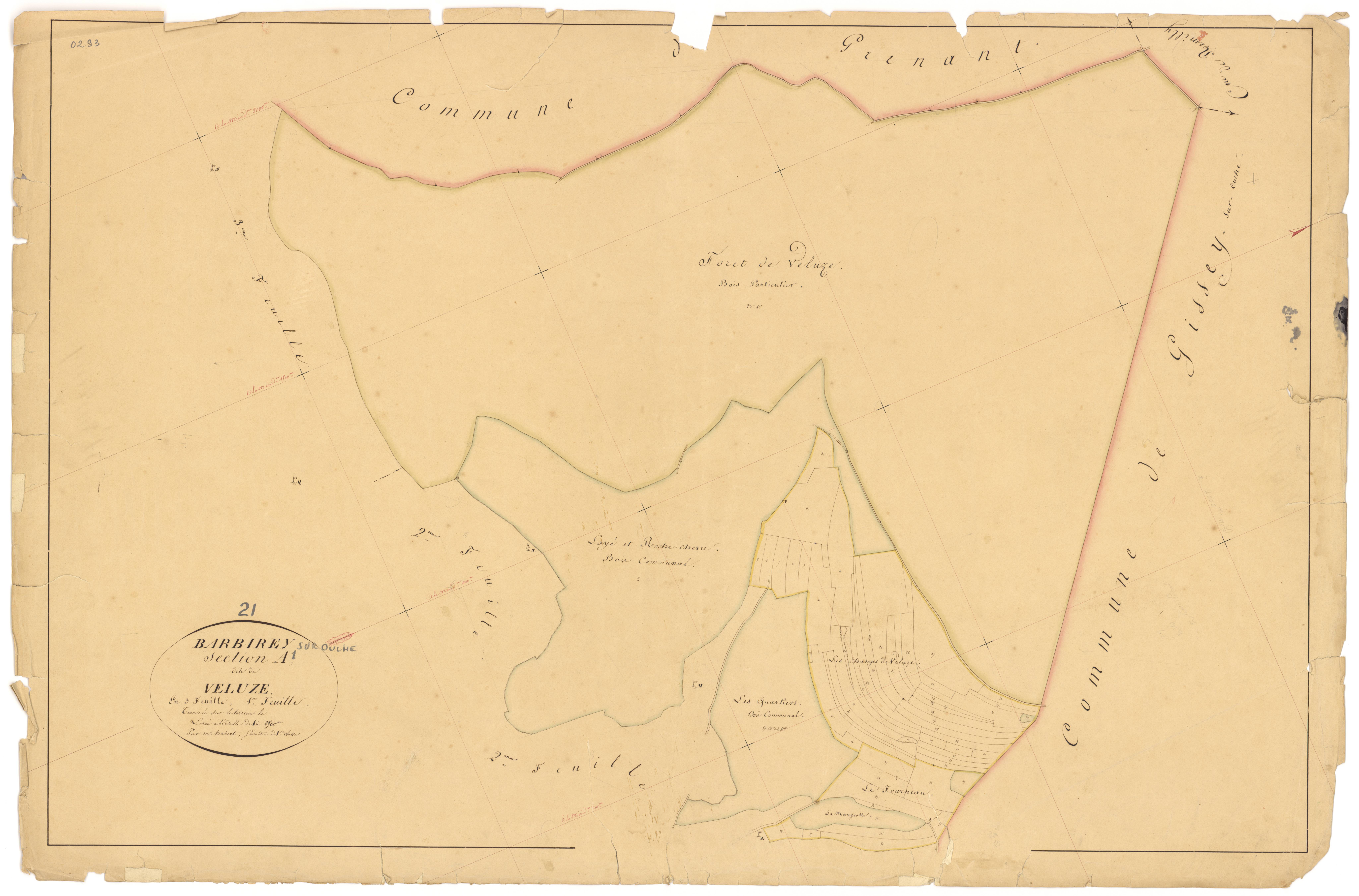 Barbirey-sur-Ouche - Section A1 - 3 P PLAN 48/2