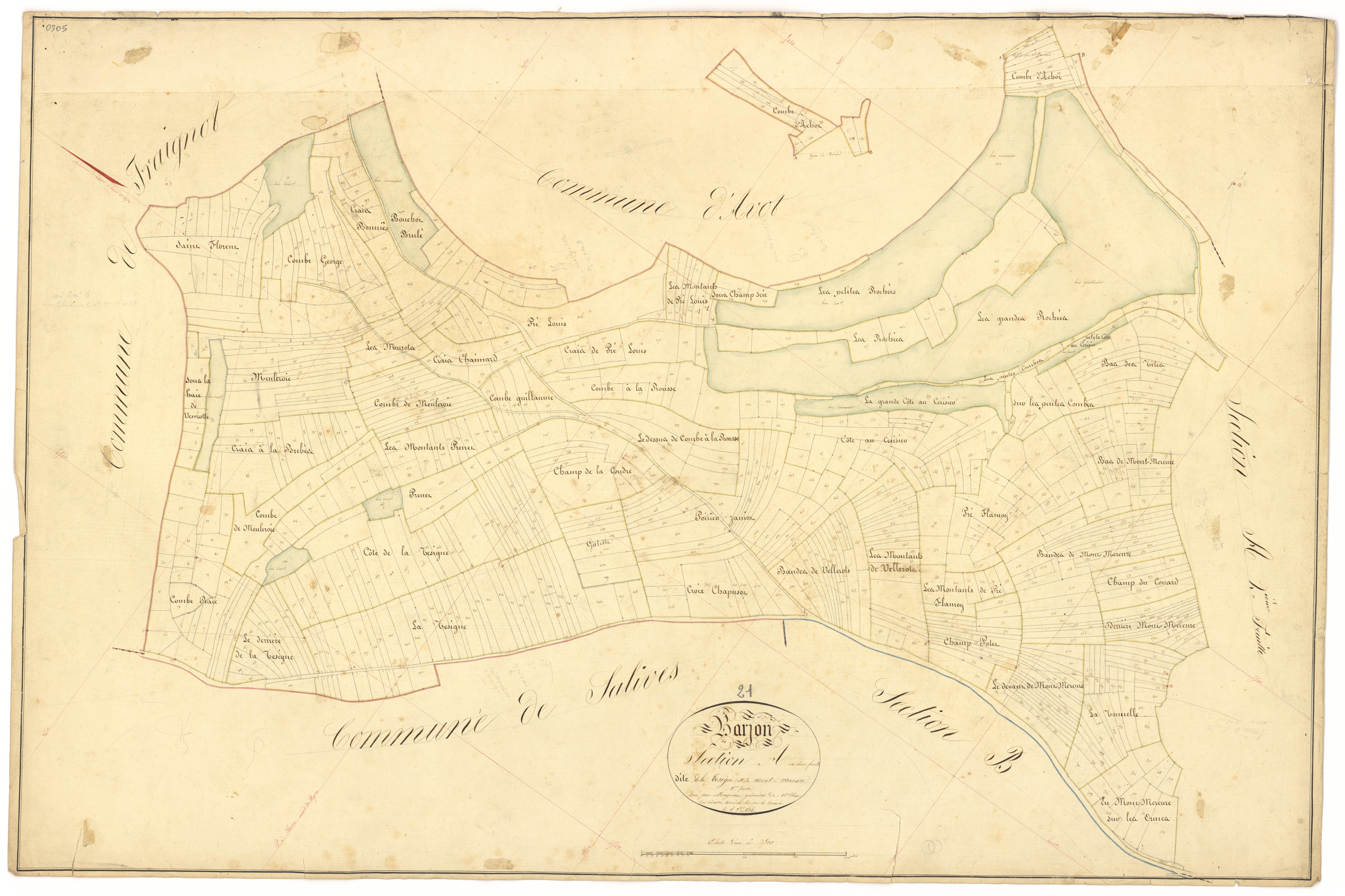 Barjon - Section A1 - 3 P PLAN 50/2