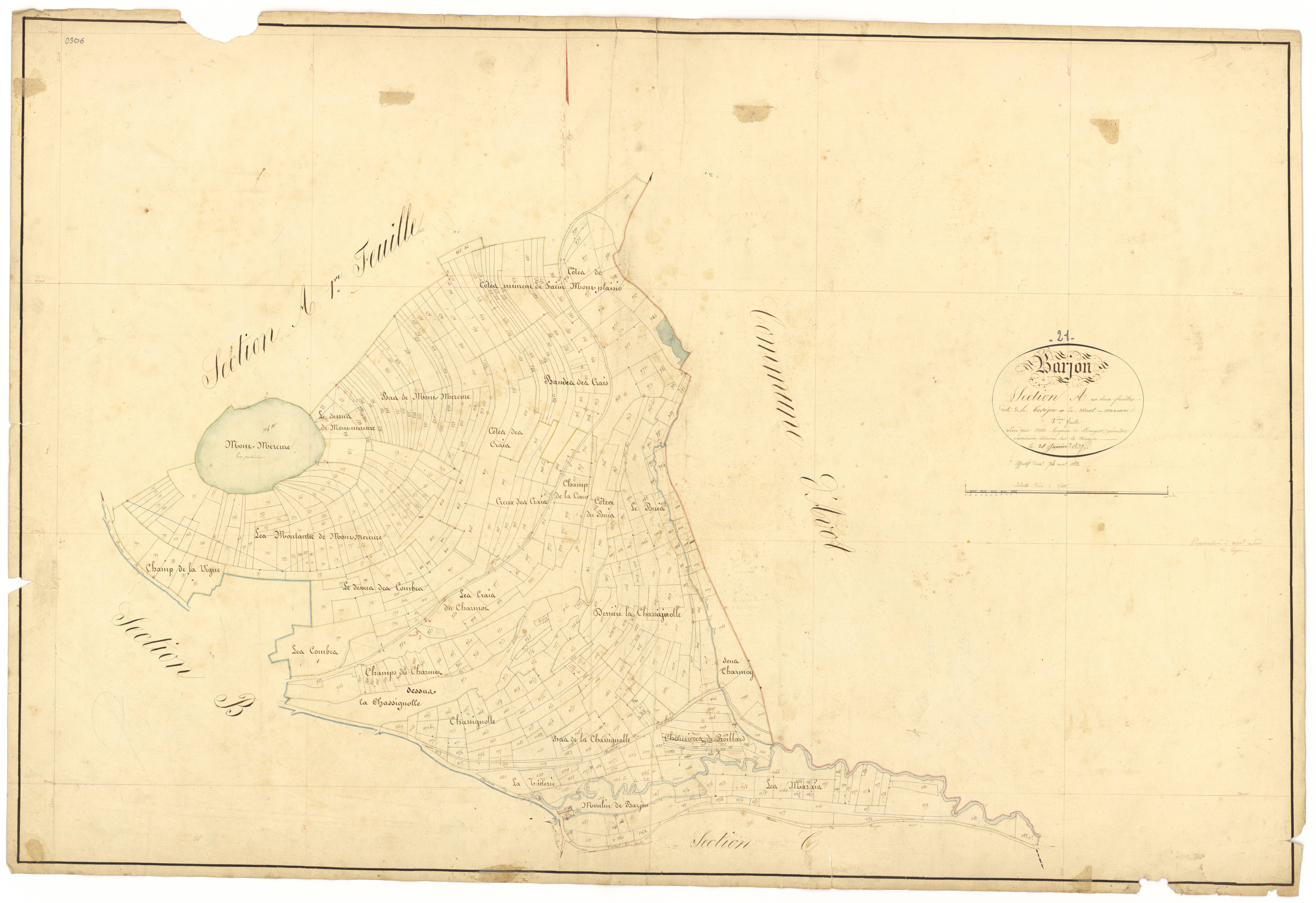 Barjon - Section A2 - 3 P PLAN 50/3