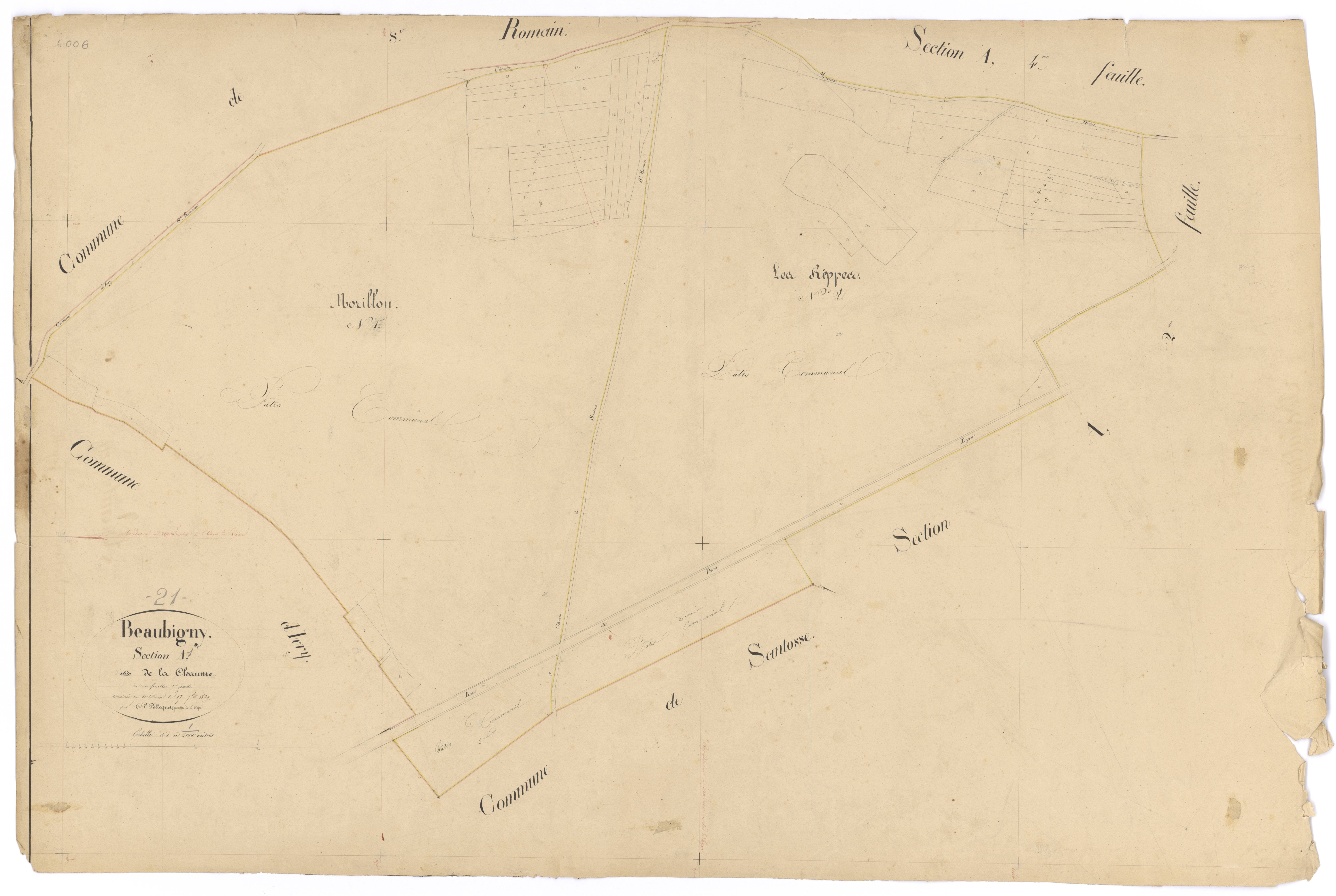 Baubigny - Section A1 - 3 P PLAN 53/3