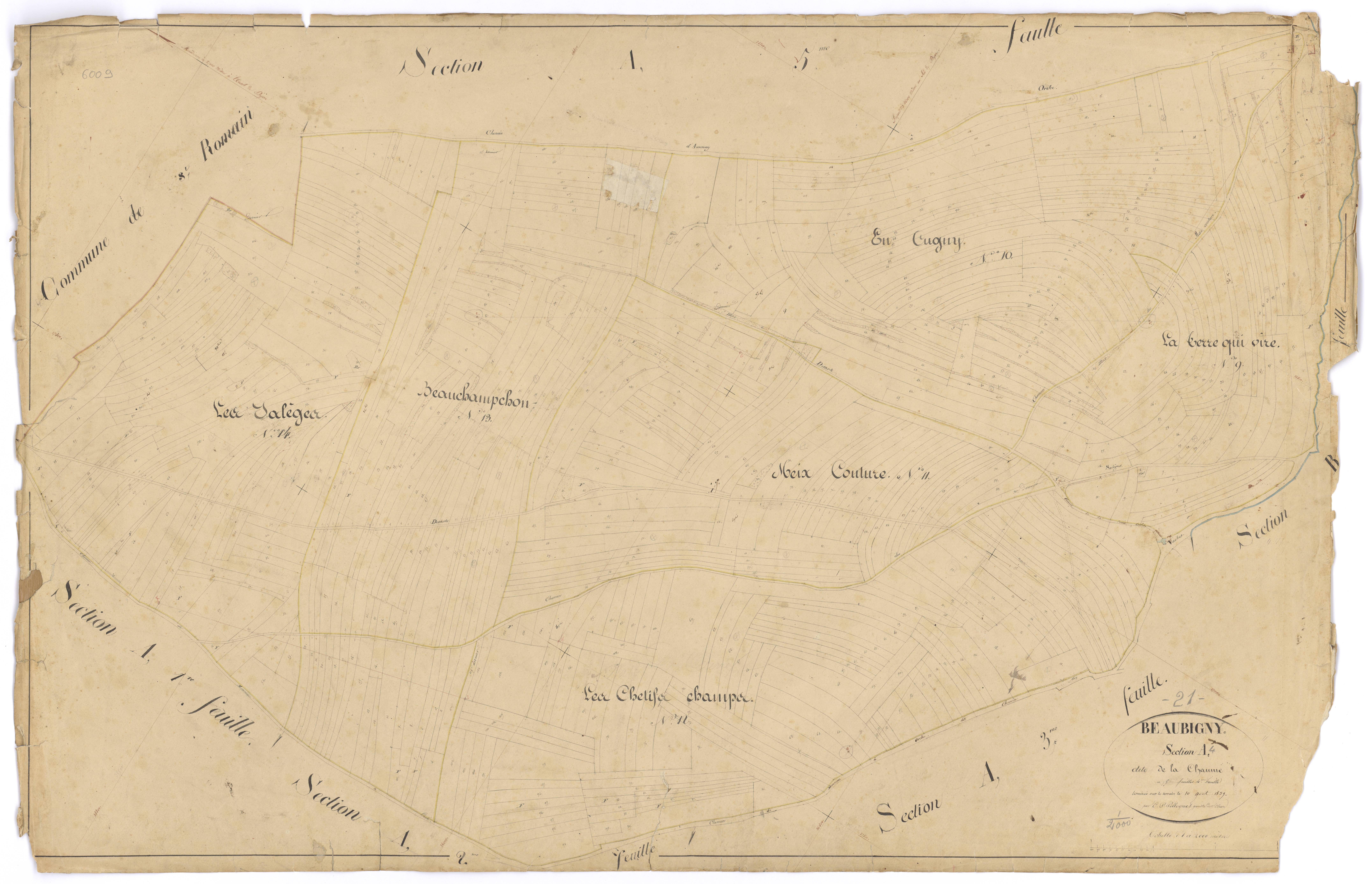 Baubigny - Section A4 - 3 P PLAN 53/6