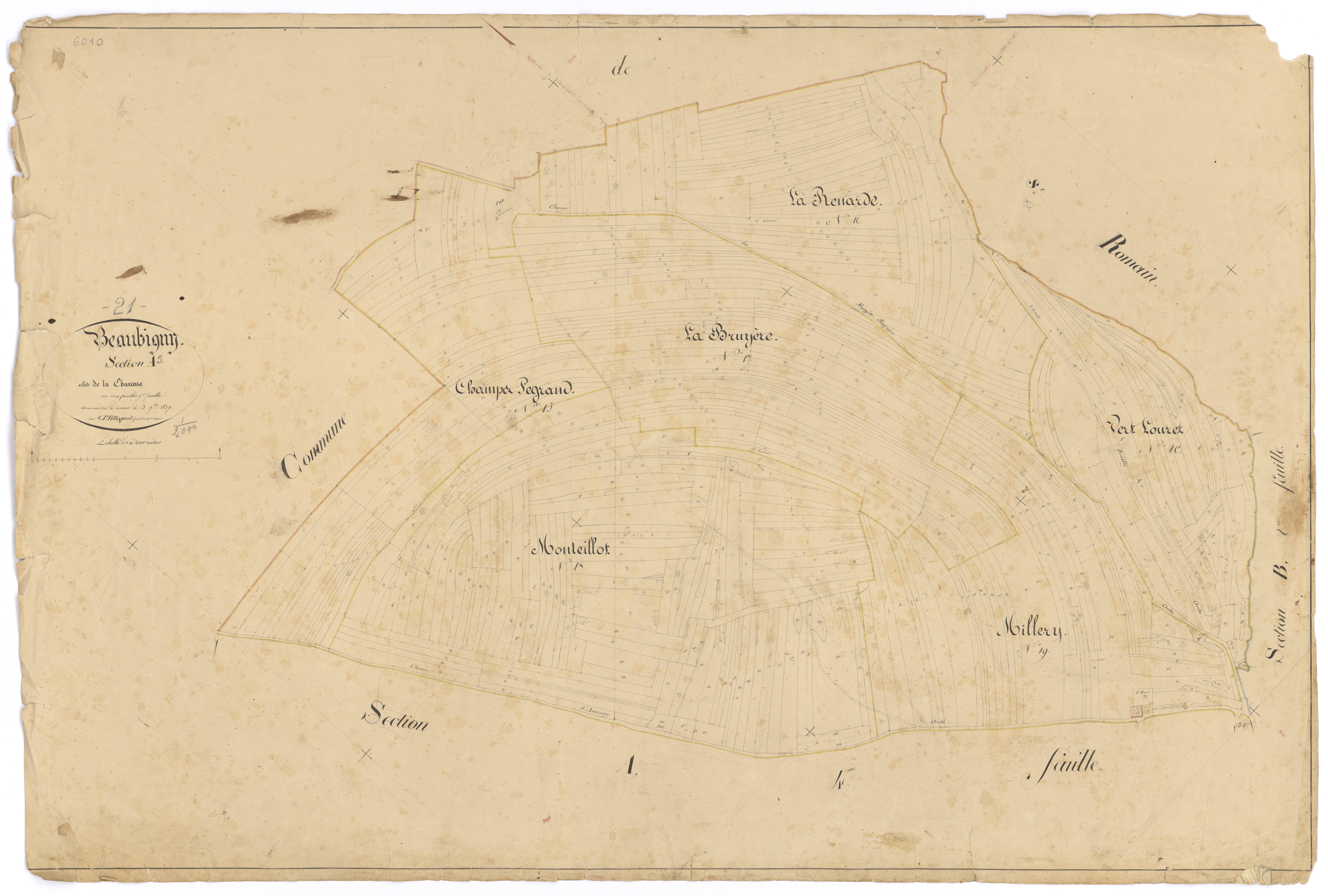 Baubigny - Section A5 - 3 P PLAN 53/7