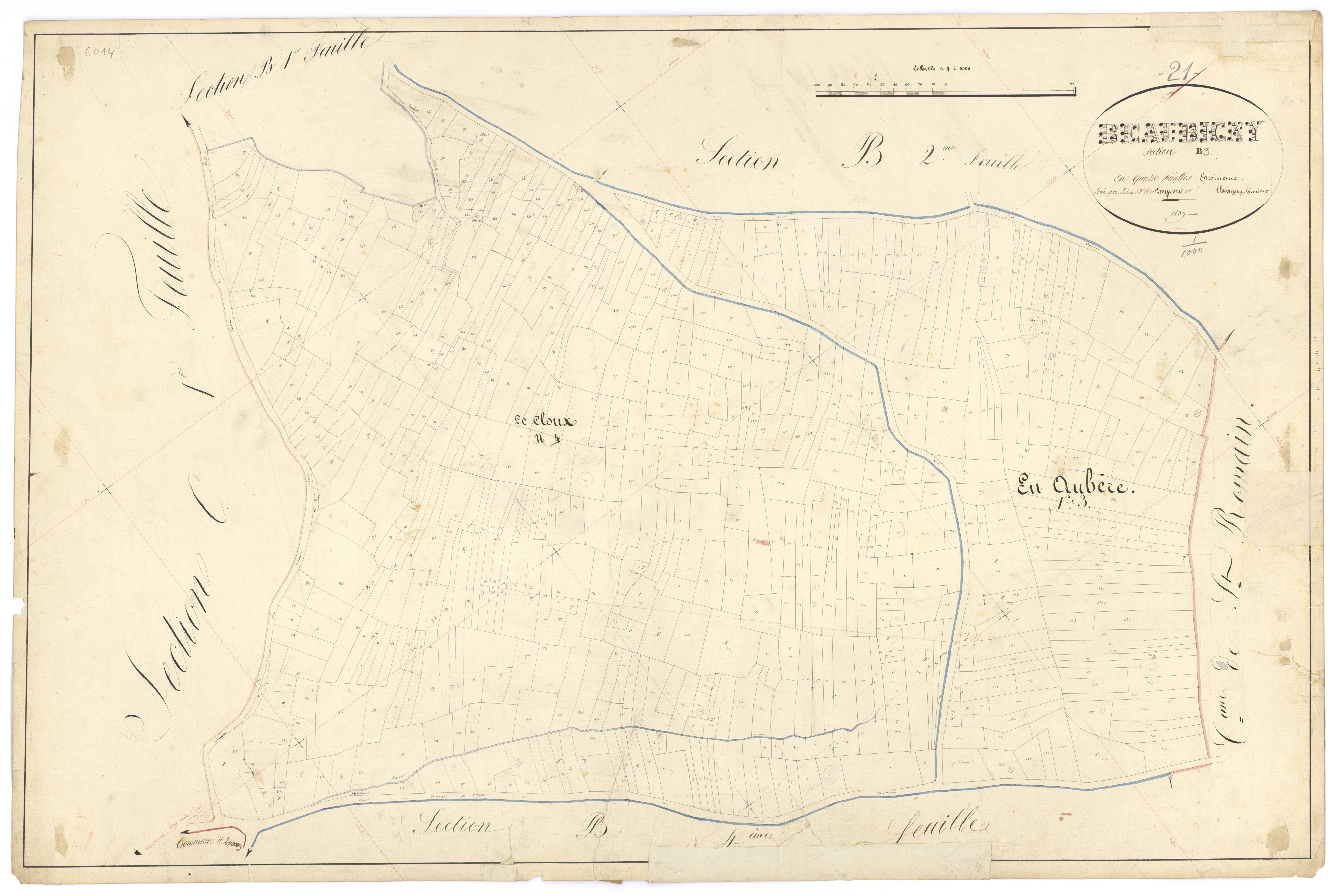 Baubigny - Section B3 - 3 P PLAN 53/11