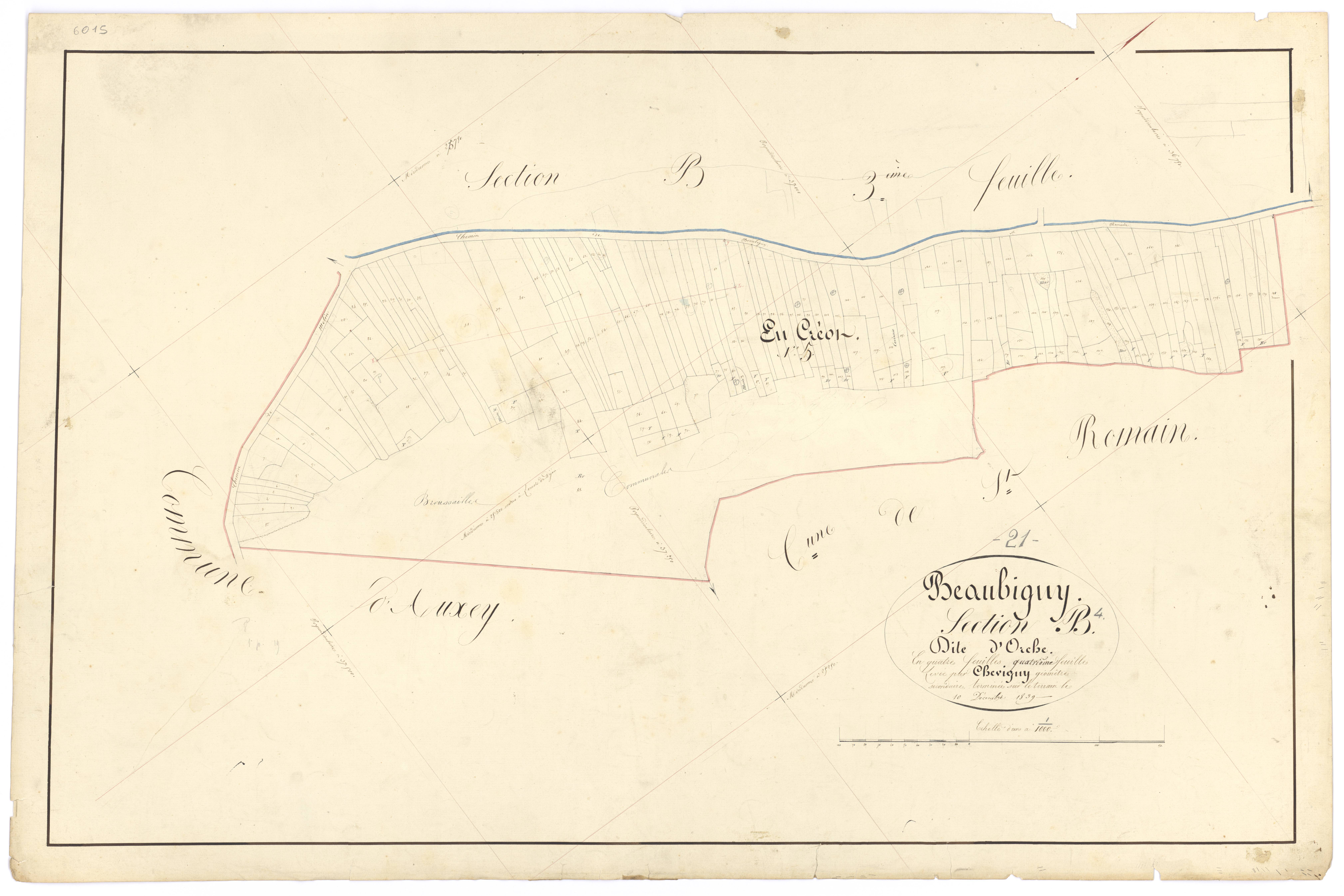 Baubigny - Section B4 - 3 P PLAN 53/12