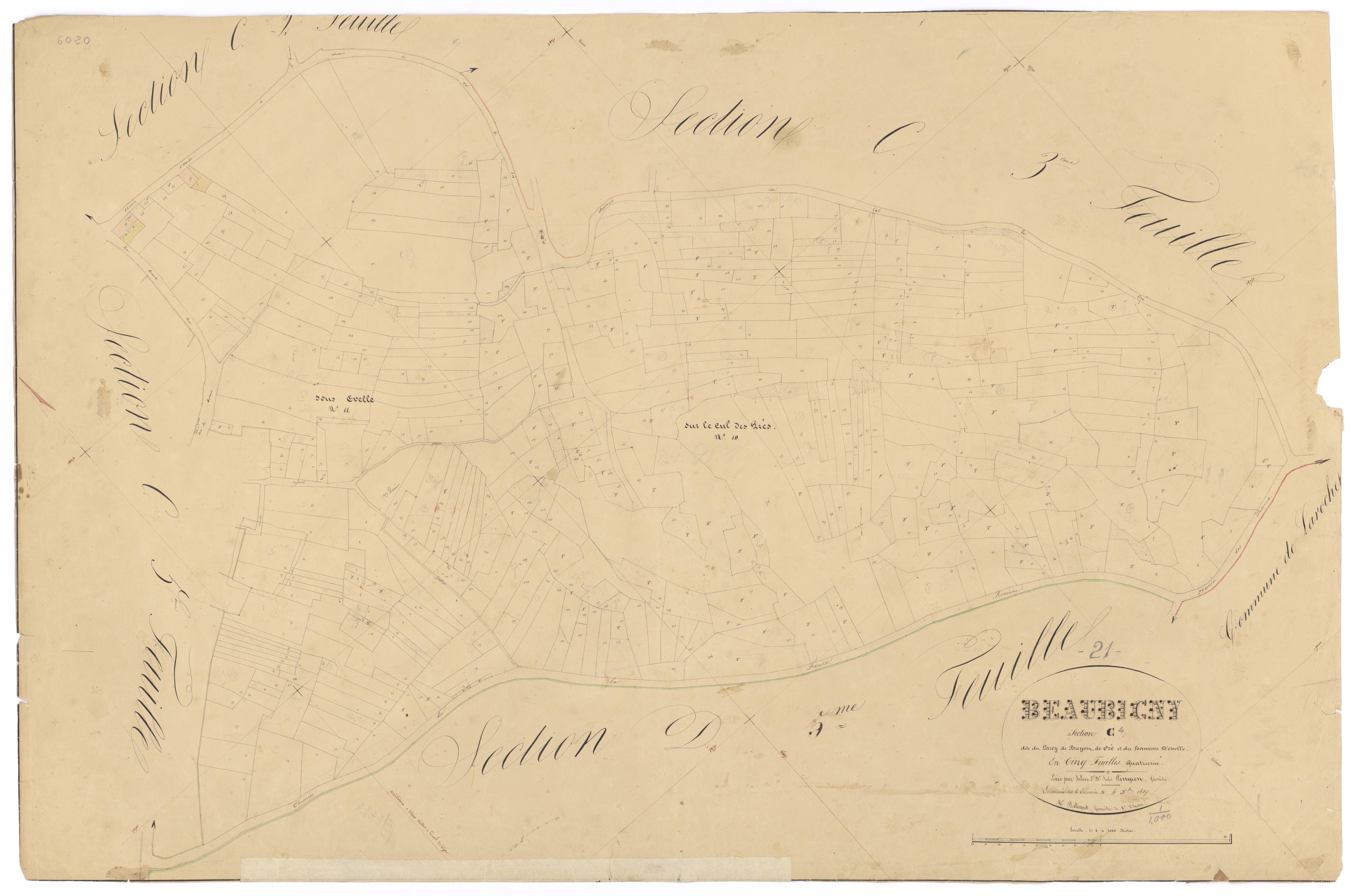 Baubigny - Section C4 - 3 P PLAN 53/17
