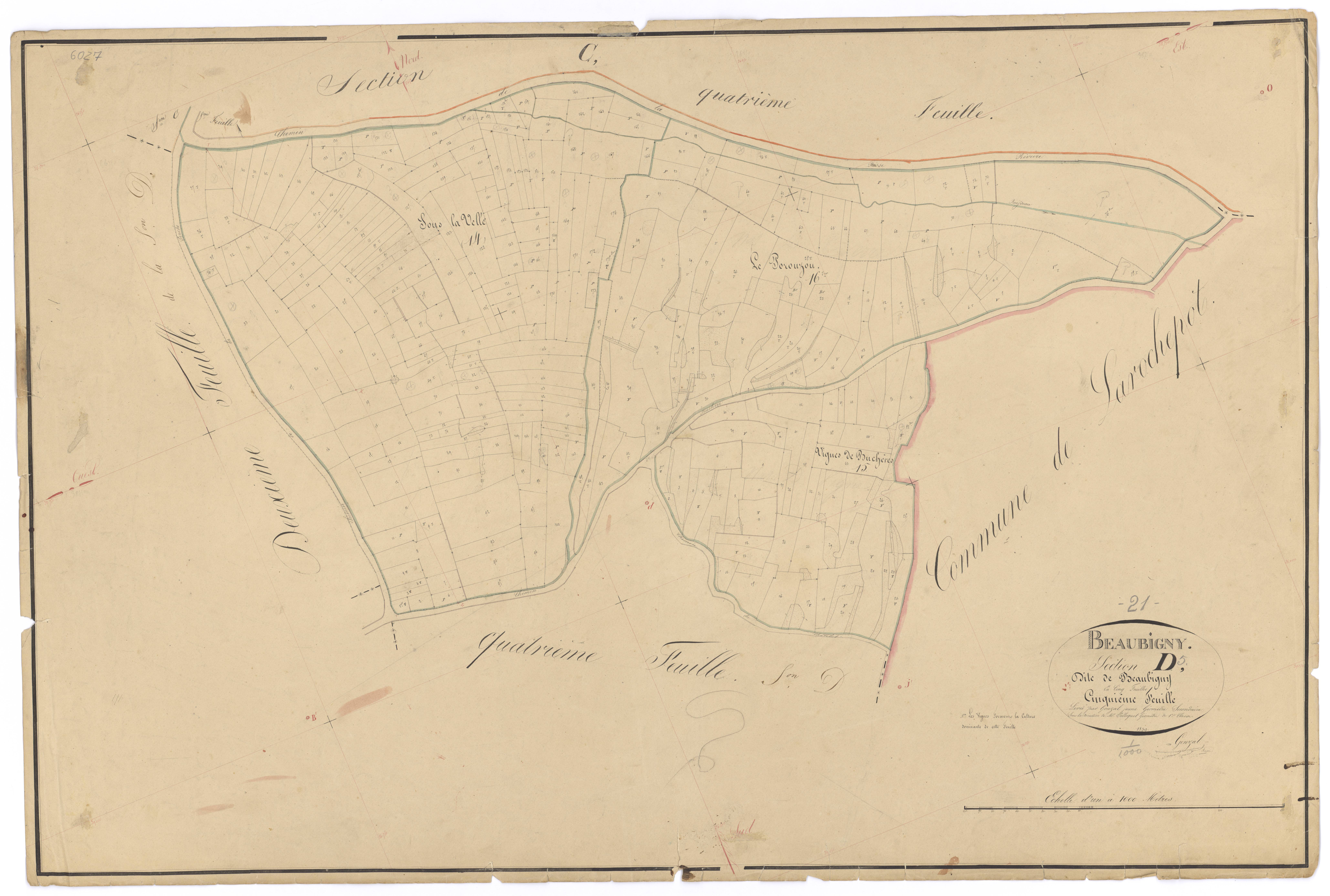 Baubigny - Section D5 - 3 P PLAN 53/24