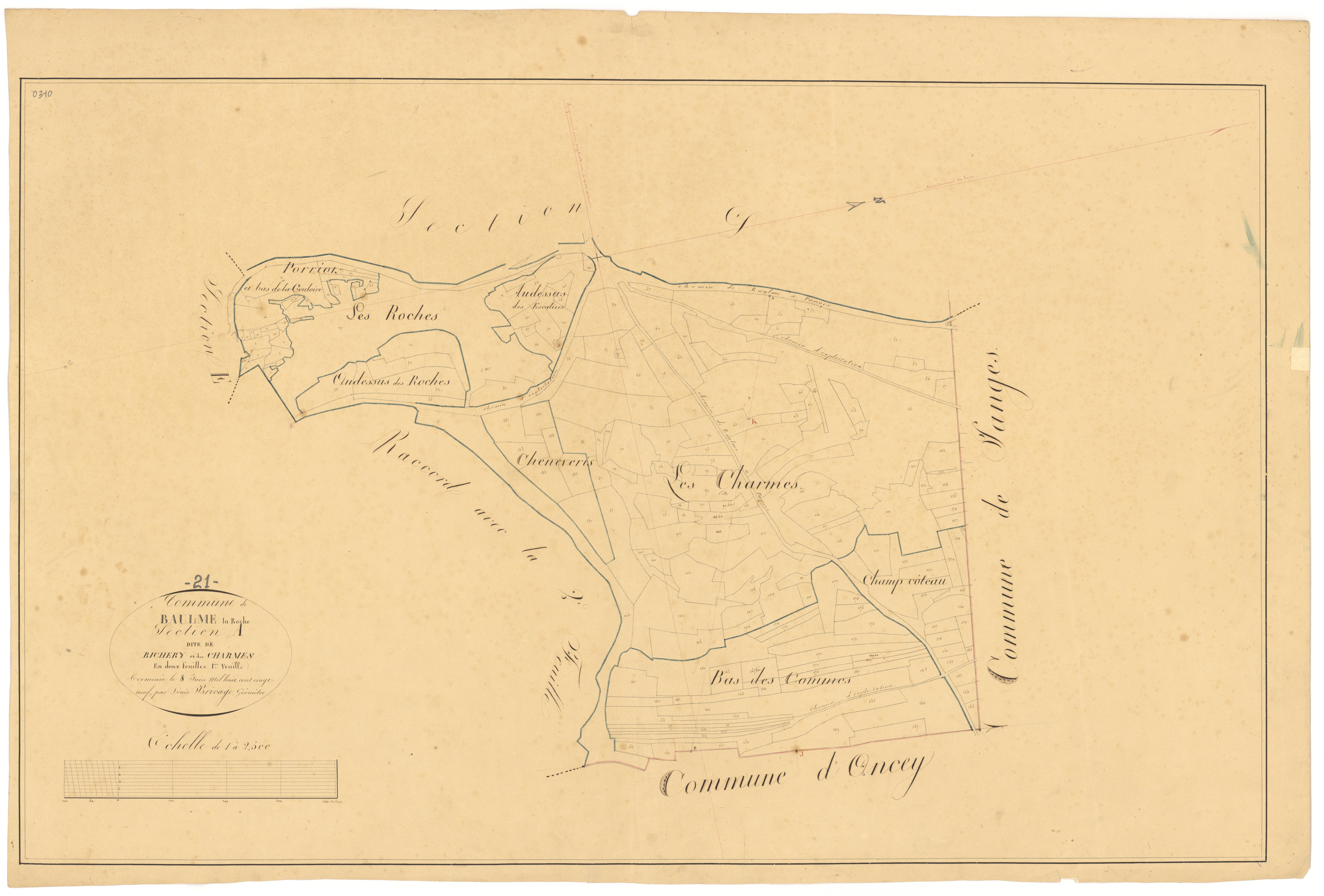 Baulme-la-Roche - Section A1 - 3 P PLAN 54/2