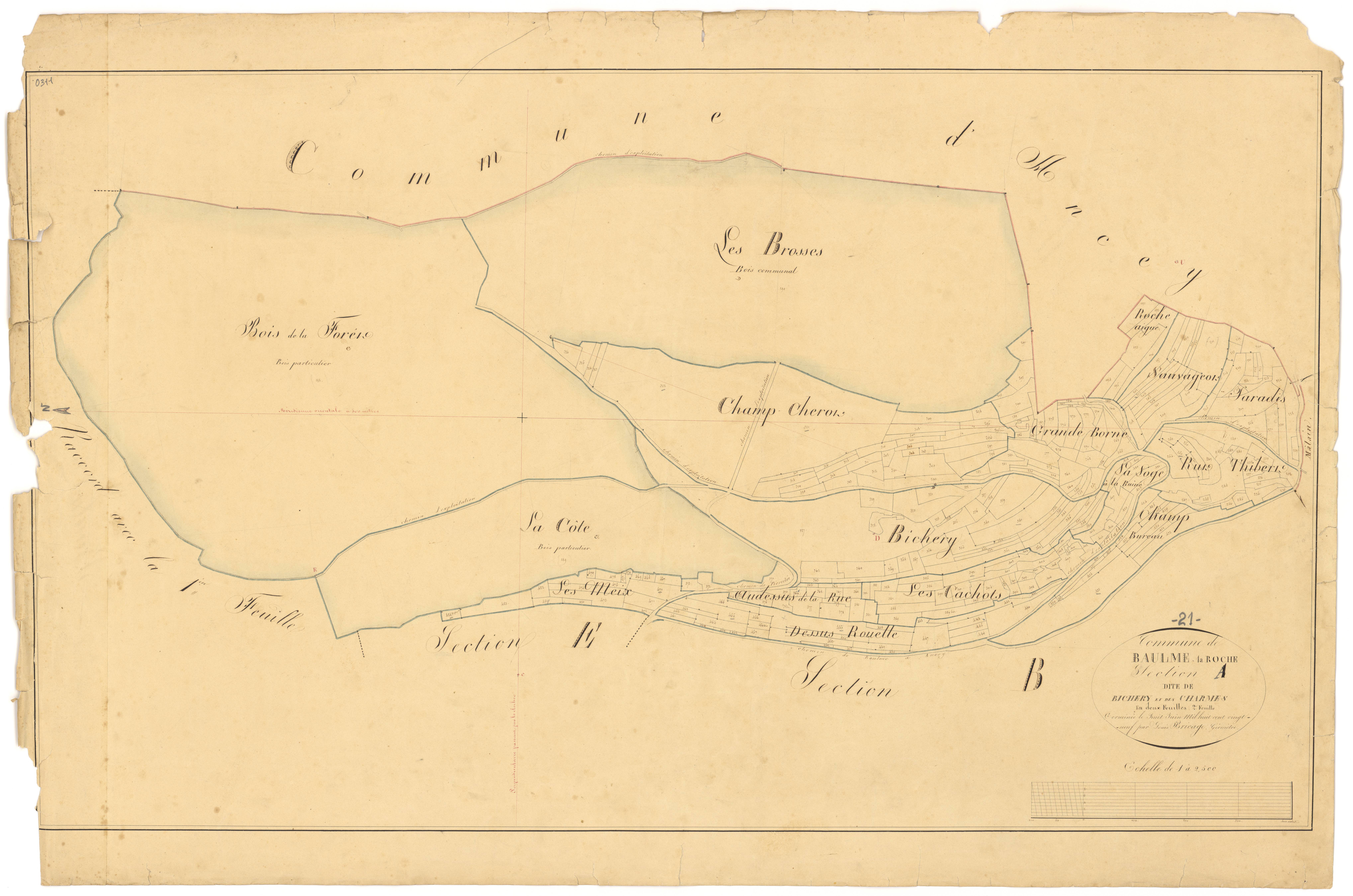 Baulme-la-Roche - Section A2 - 3 P PLAN 54/3