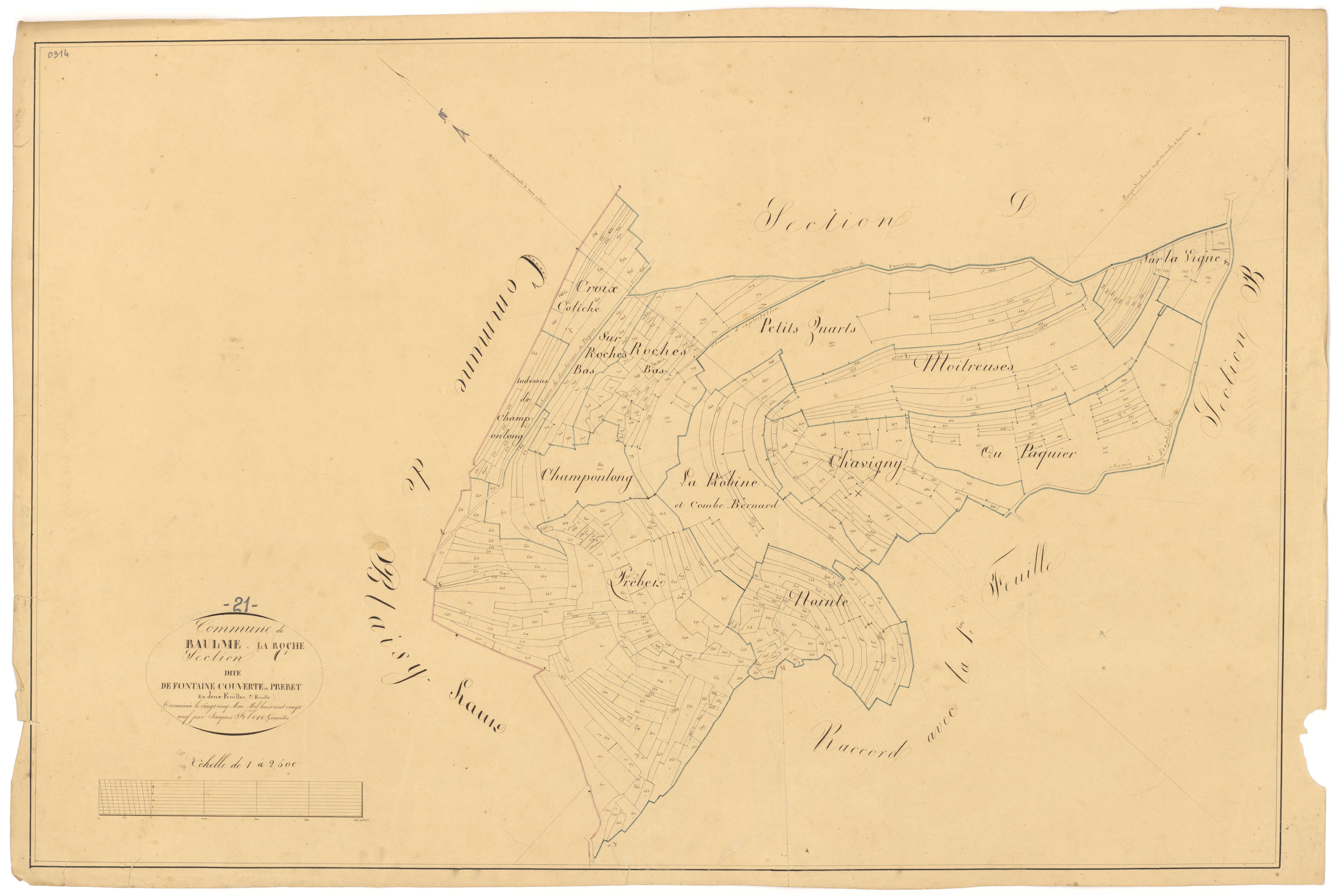 Baulme-la-Roche - Section C2 - 3 P PLAN 54/6