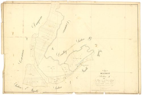 Beaumont-sur-Vingeanne - Section A1 - 3 P PLAN 56/3