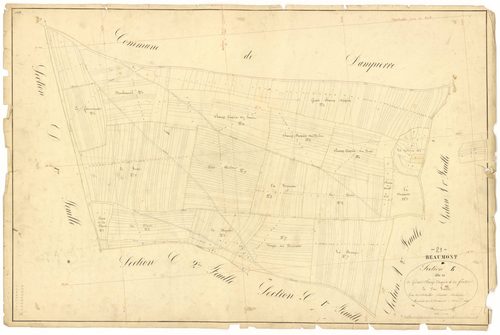 Beaumont-sur-Vingeanne - Section E - 3 P PLAN 56/17