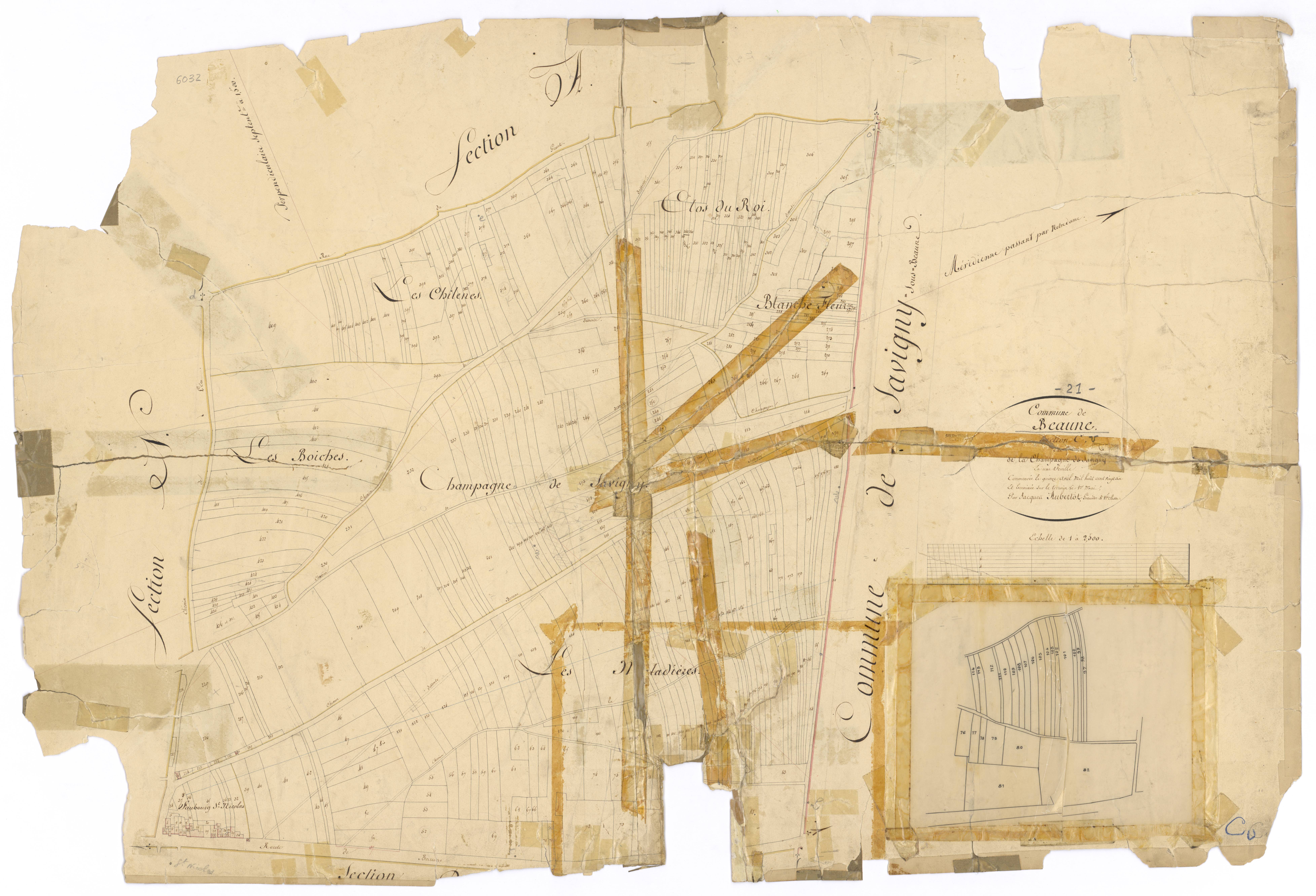 Beaune - Section C - 3 P PLAN 57/5