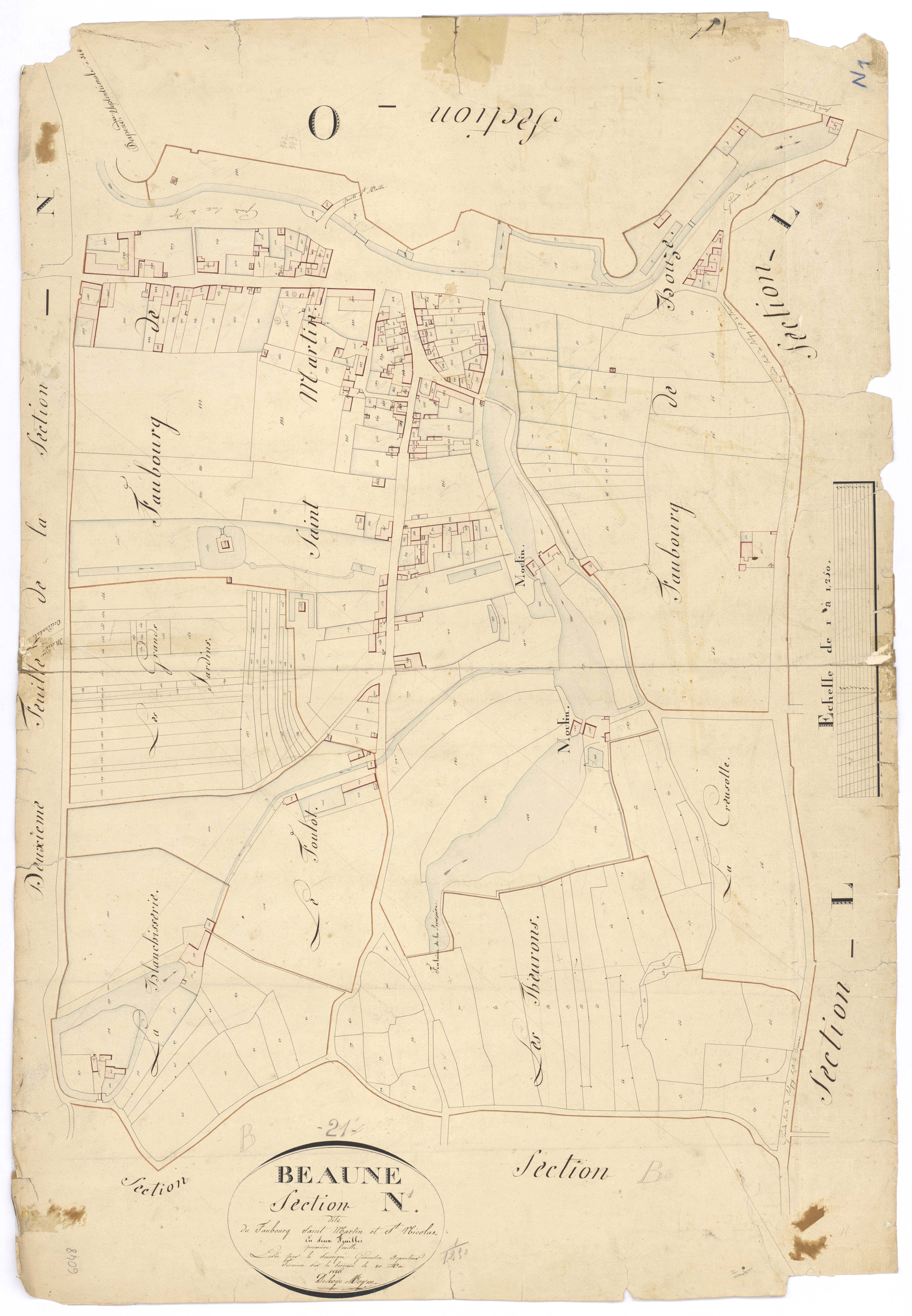 Beaune - Section N1 - 3 P PLAN 57/21