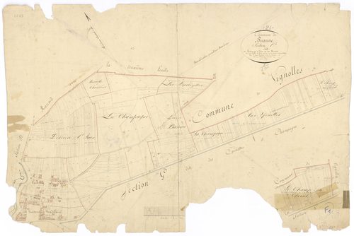 Beaune - Section F1 - 3 P PLAN 57/8