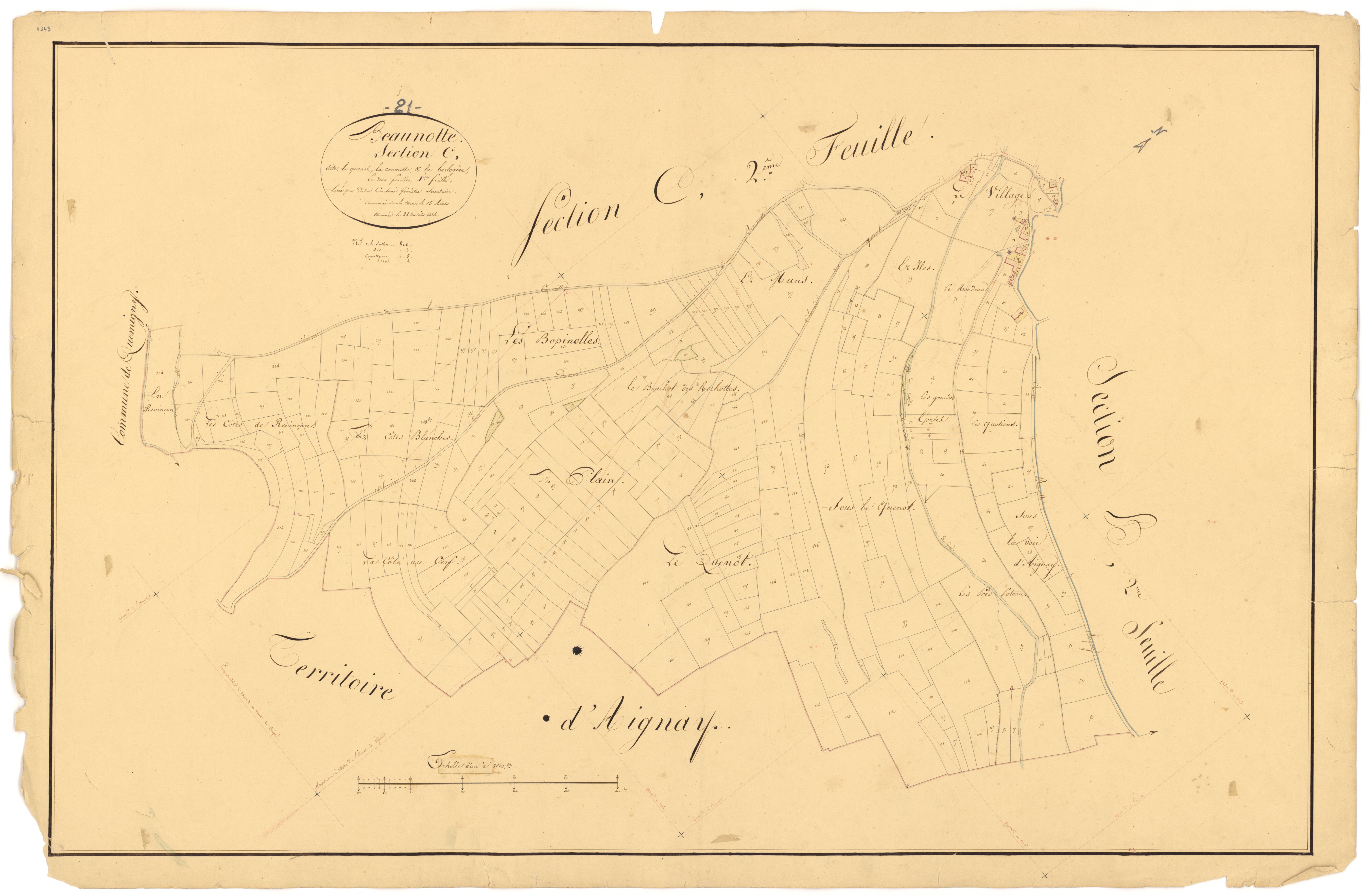 Beaunotte - Section C1 - 3 P PLAN 58/5