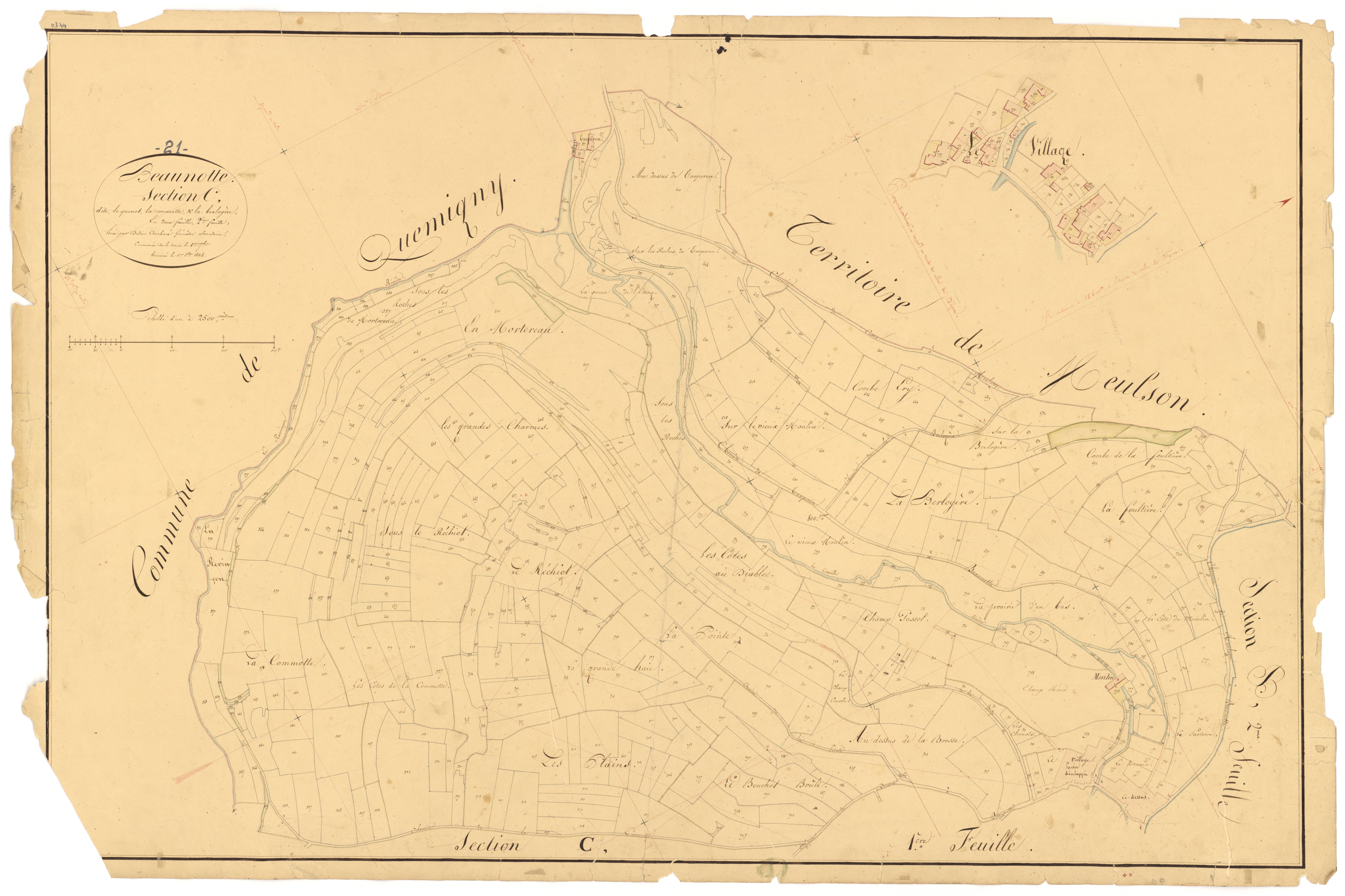 Beaunotte - Section C2 - 3 P PLAN 58/6
