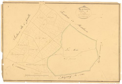 Beaunotte - Section A - 3 P PLAN 58/2