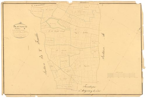 Beaunotte - Section B1 - 3 P PLAN 58/3