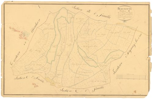 Beaunotte - Section B2 - 3 P PLAN 58/4