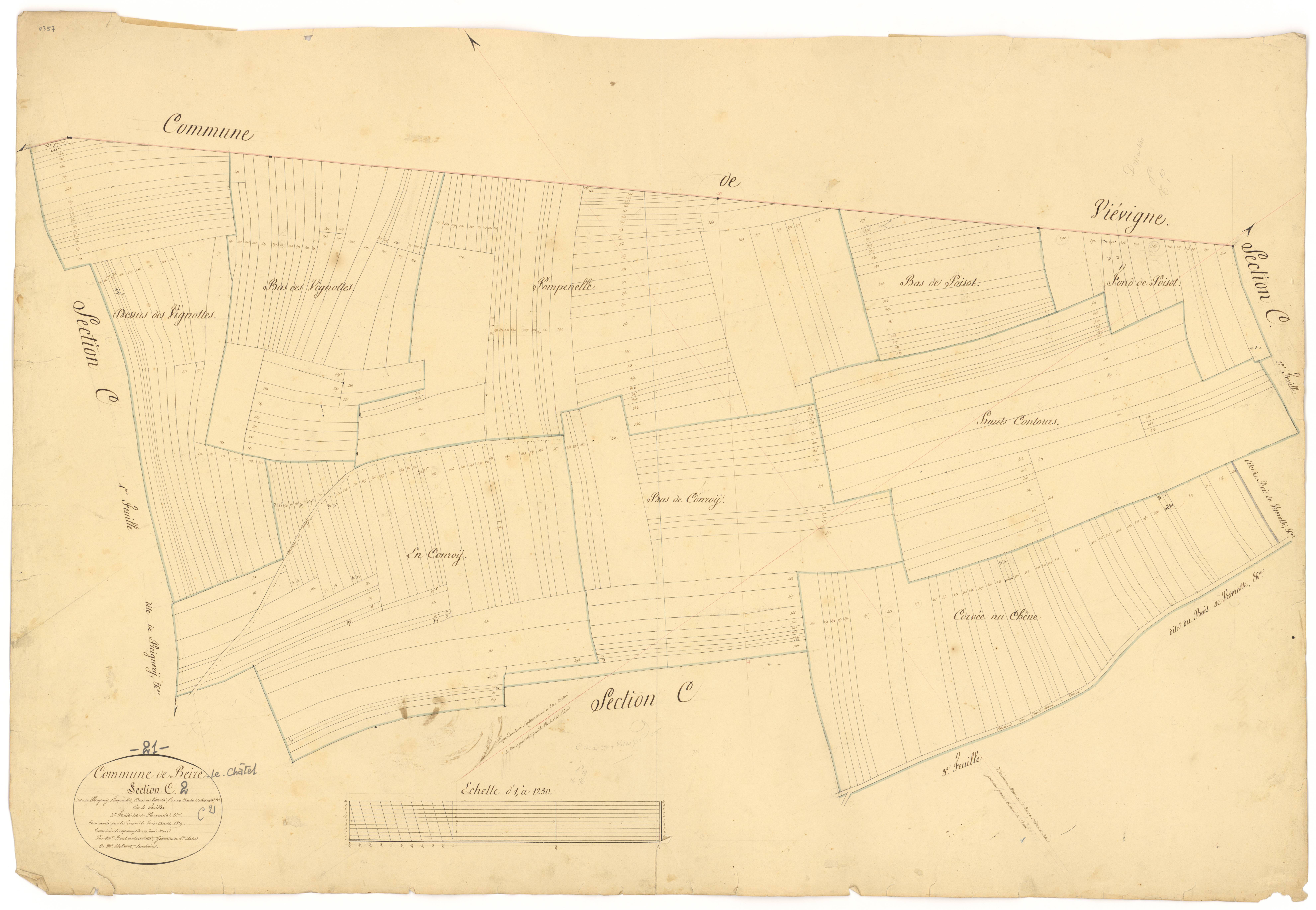 Beire-le-Châtel - Section C2 - 3 P PLAN 59/13
