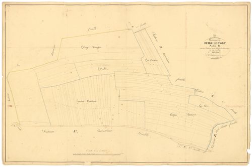 Beire-le-Fort - Section B1 - 3 P PLAN 60/4