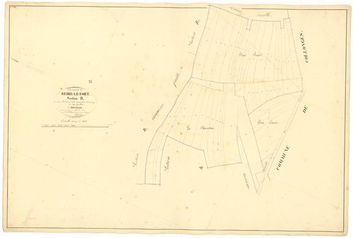 Beire-le-Fort - Section B4 - 3 P PLAN 60/7