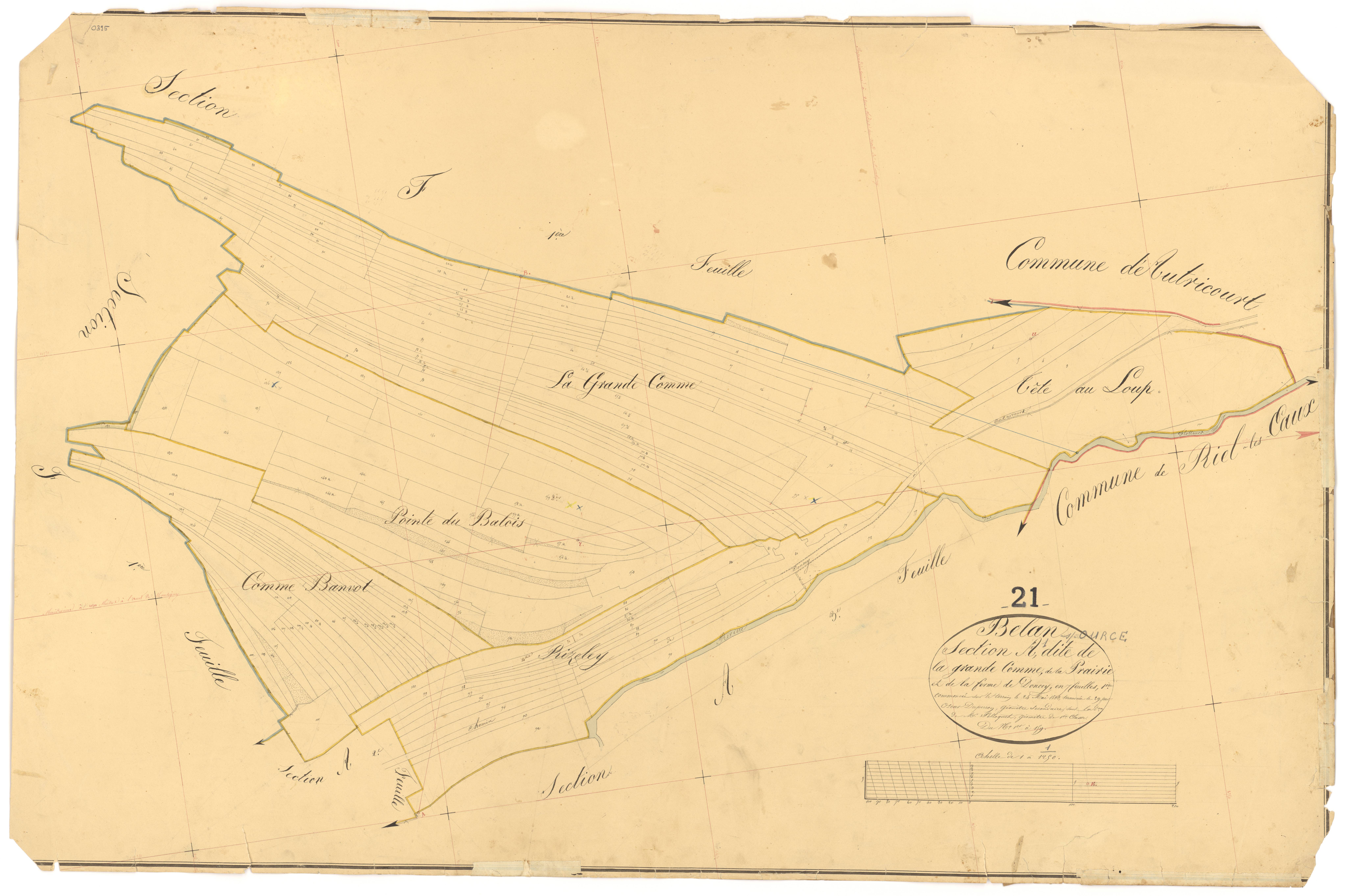 Belan-sur-Ource - Section A1 - 3 P PLAN 61/2