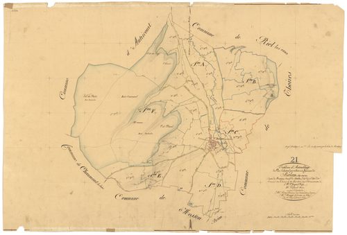 Belan-sur-Ource - Tableau d'assemblage - 3 P PLAN 61/1