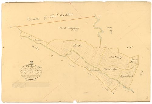 Belan-sur-Ource - Section A3 - 3 P PLAN 61/4