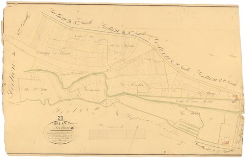 Belan-sur-Ource - Section A6 - 3 P PLAN 61/7