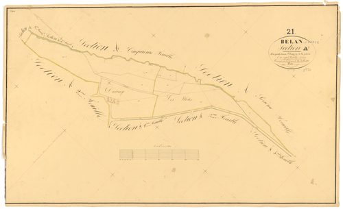 Belan-sur-Ource - Section A7 - 3 P PLAN 61/8