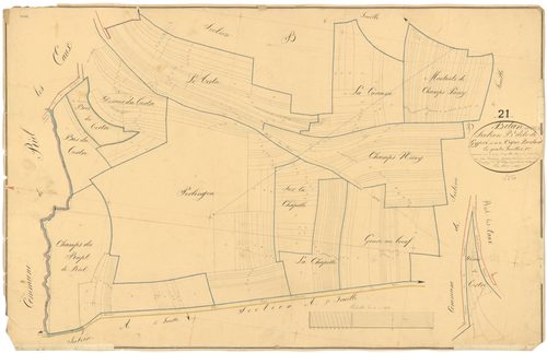 Belan-sur-Ource - Section B1 - 3 P PLAN 61/9